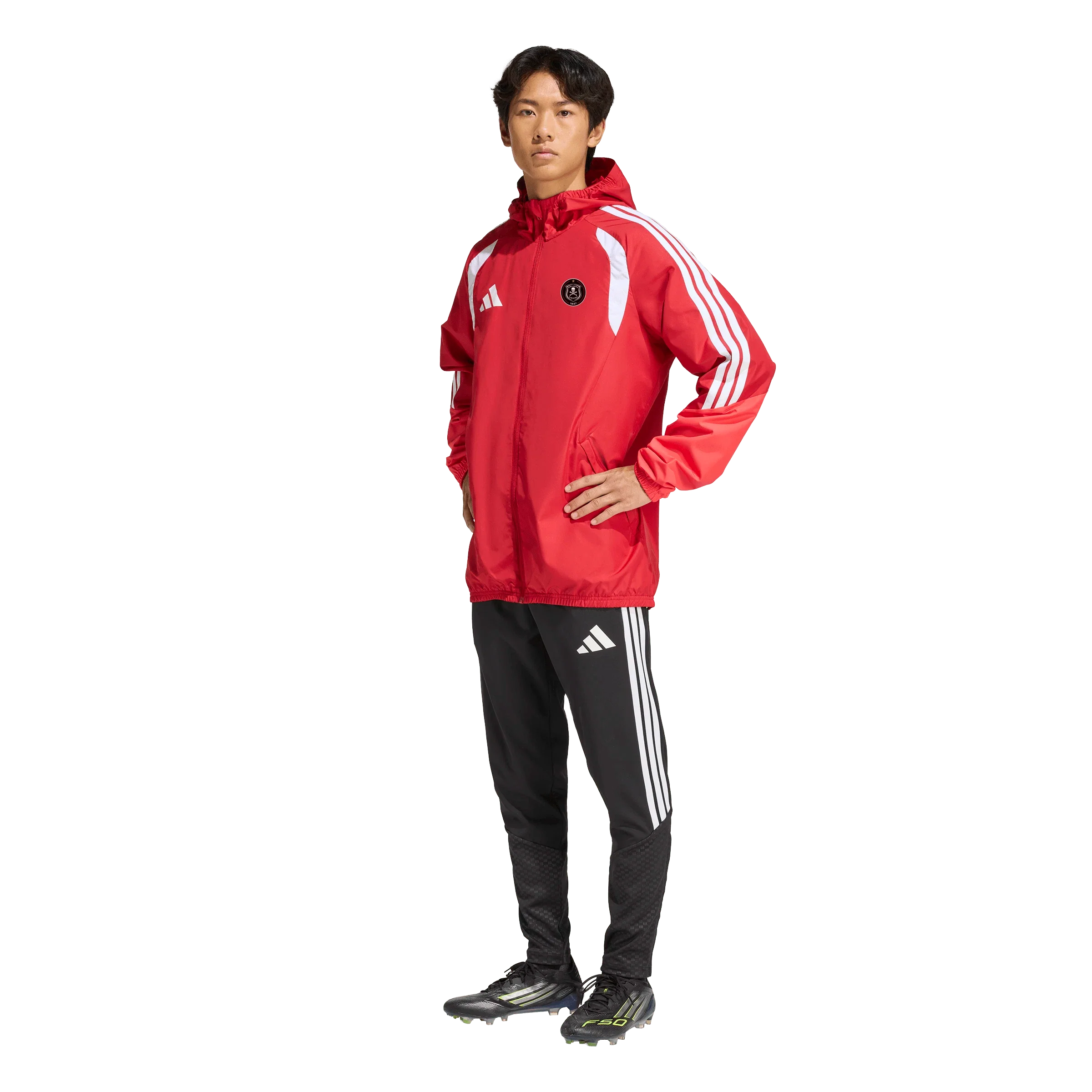 Orlando Pirates Adidas Tiro 26 Competition All-Weather Jacket Team Power Red Semi Lucid Red White