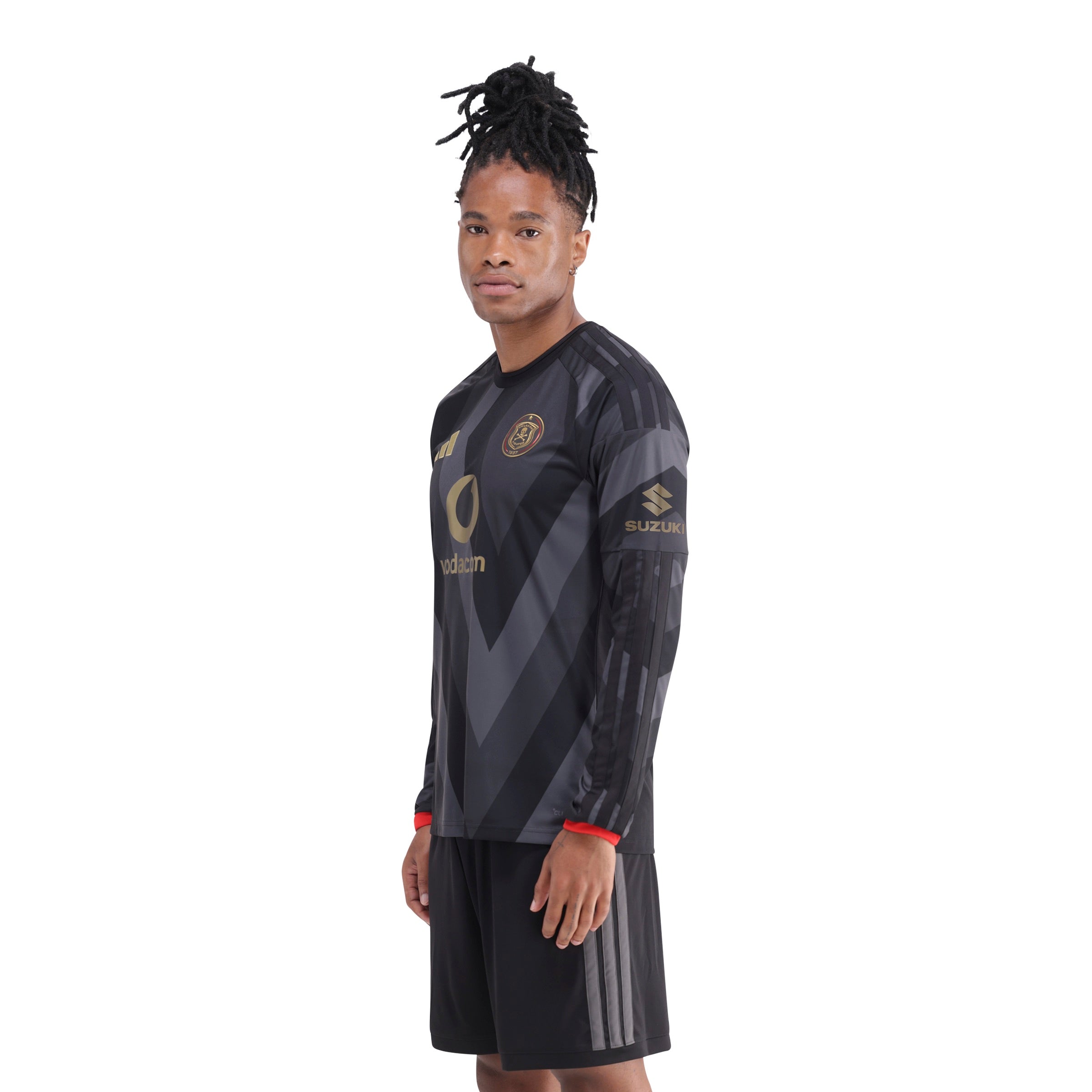 Orlando Pirates Adidas Home Jersey Long Sleeve Black