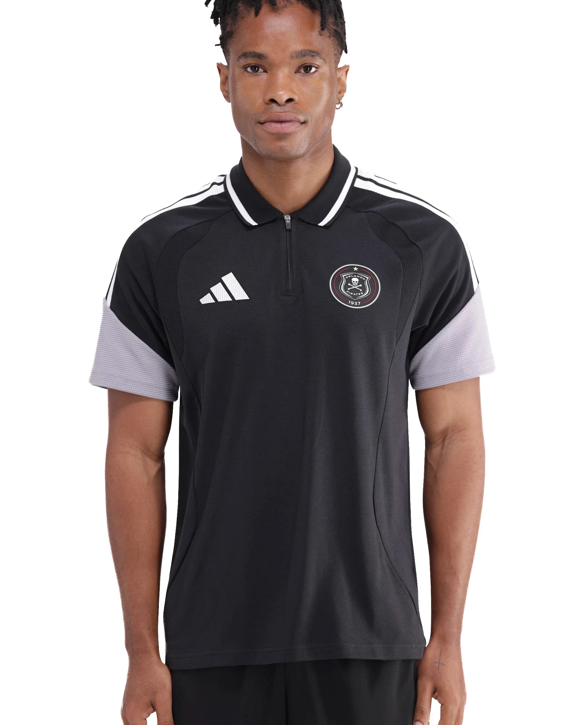 Orlando Pirates Adidas Tiro 26 Competition Polo White Light Onix Black