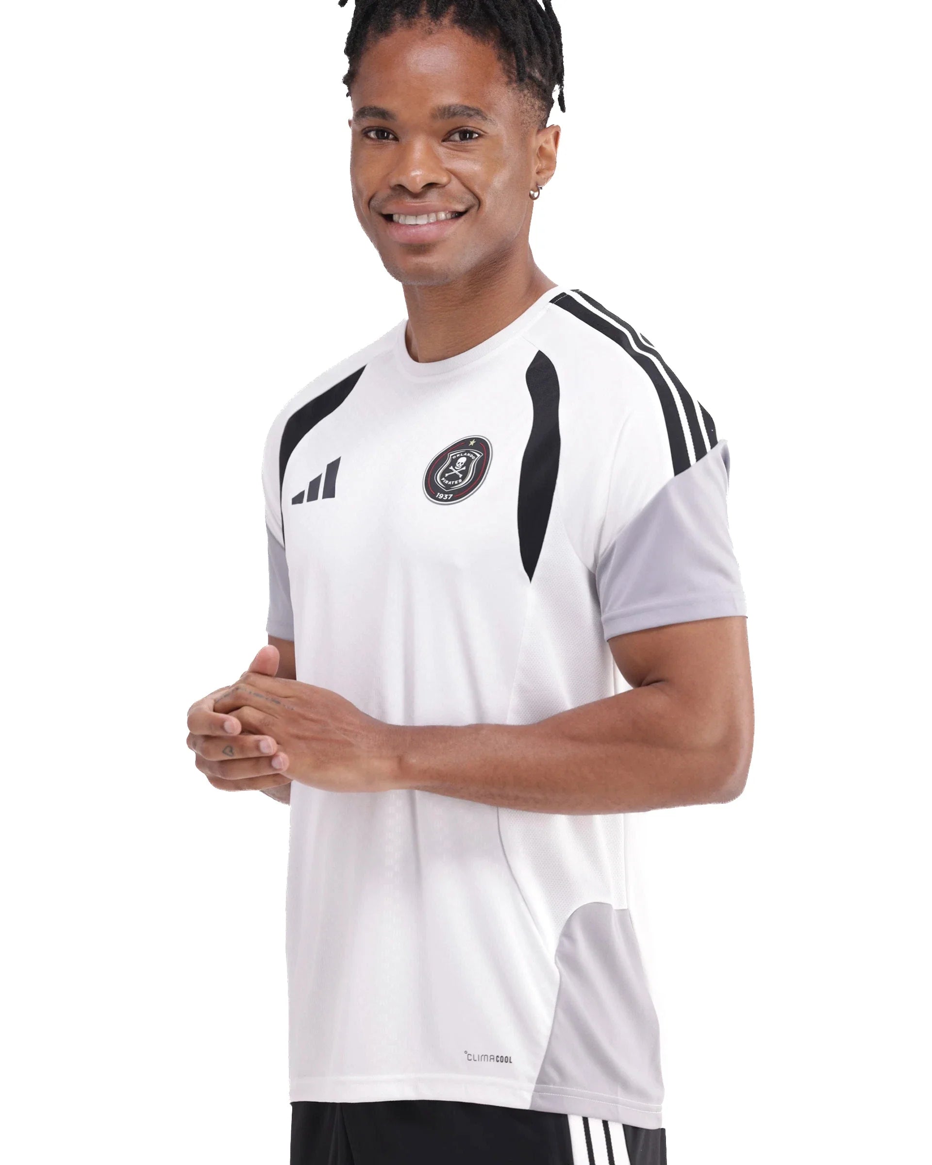 Orlando Pirates Adidas Tiro 26 Competition Training Jersey White Black