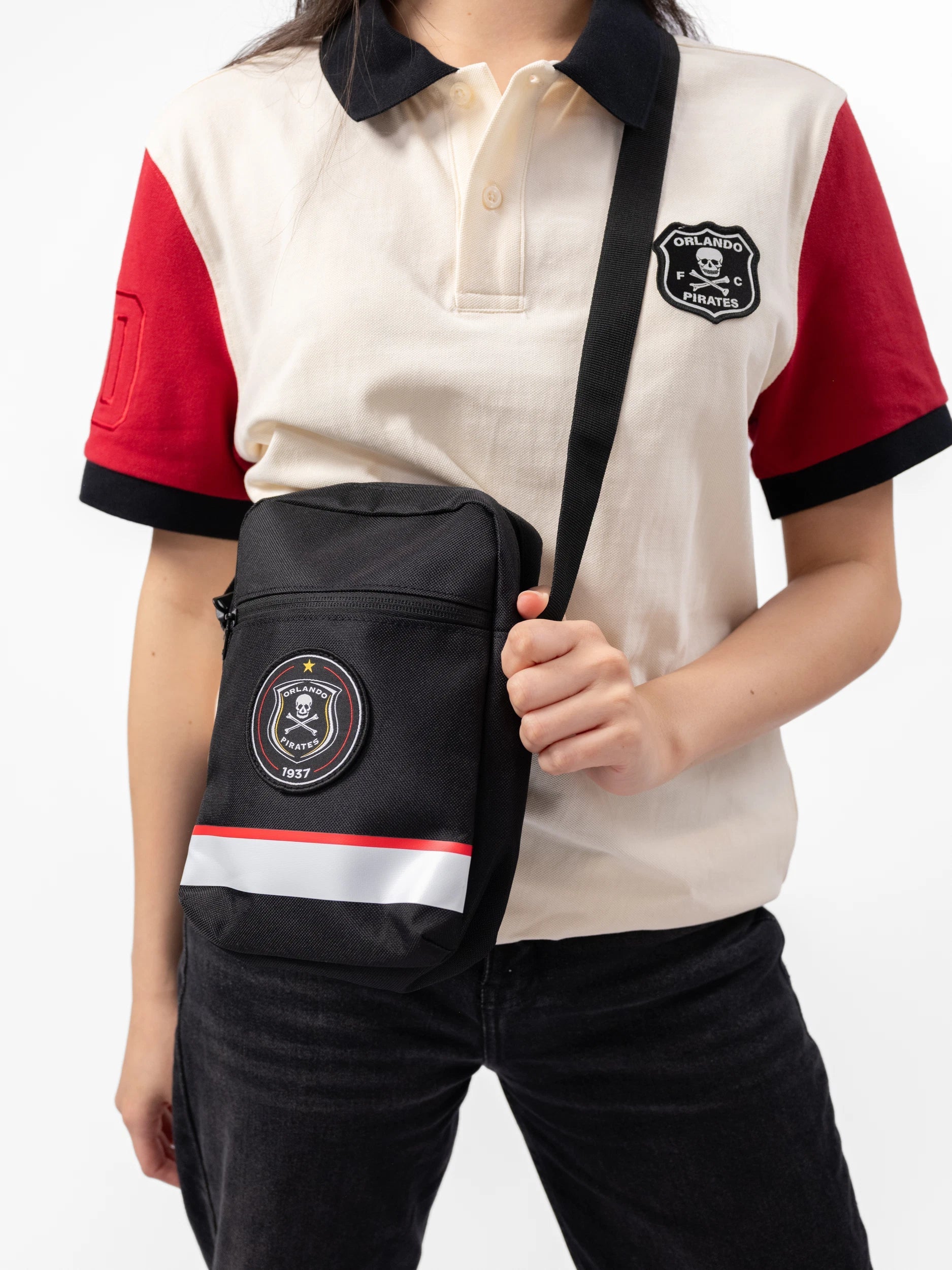 Orlando Pirates Crossbody Bag Black