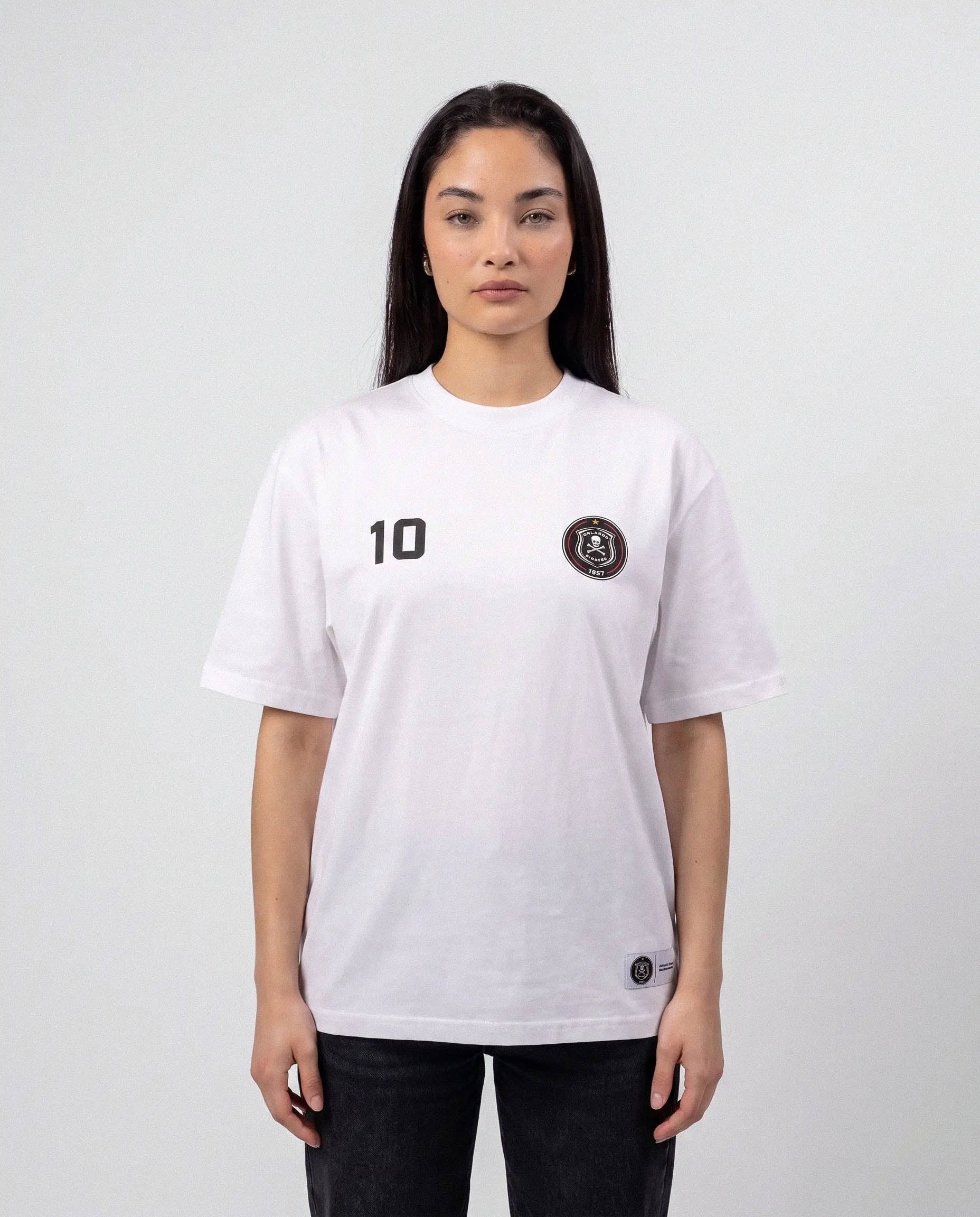 Orlando Pirates Ladies Relaxed Tee White
