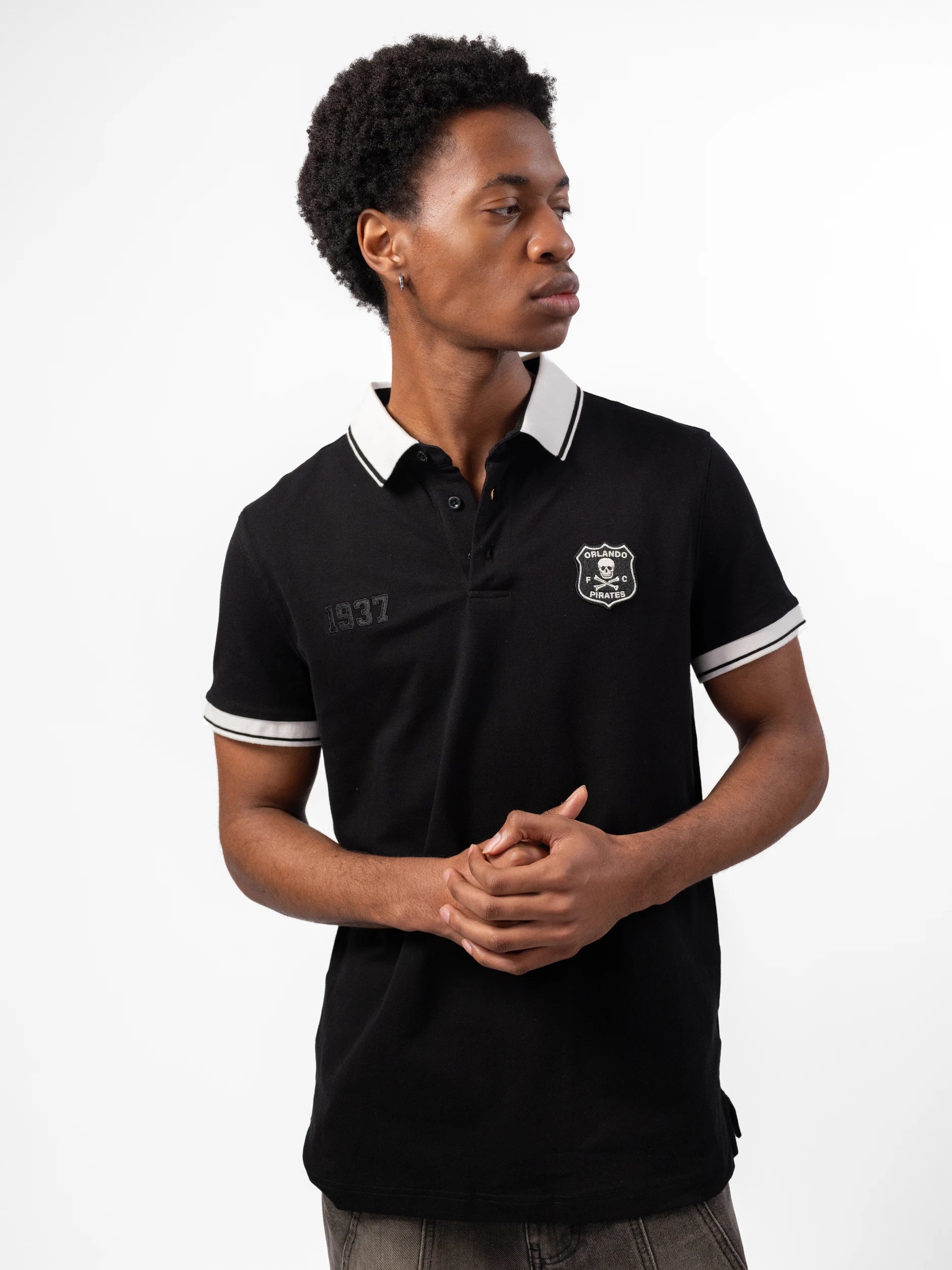 Orlando Pirates 1937 Styled Up SS Polo Black