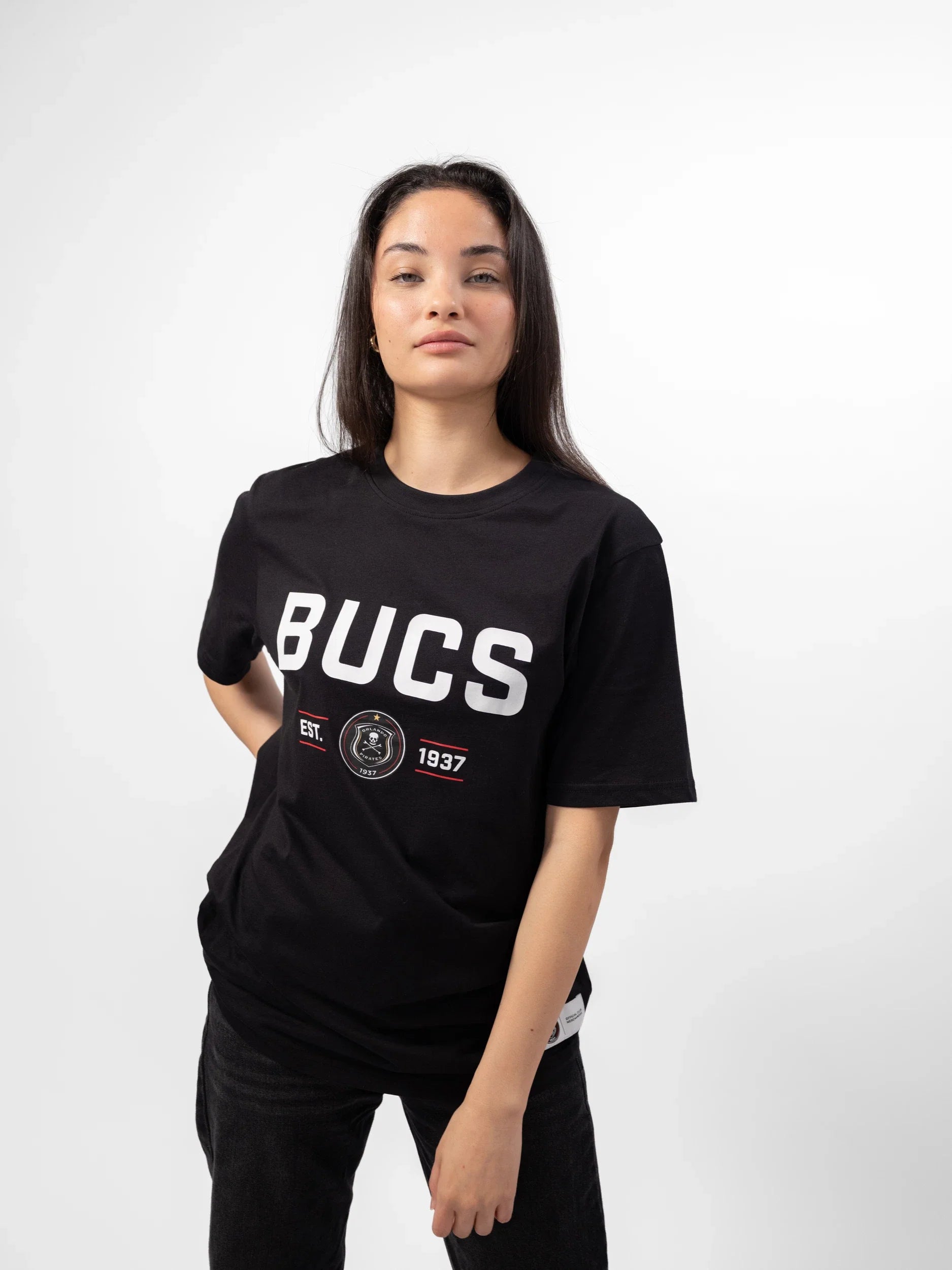 Orlando Pirates Bucs Crew Tee Black