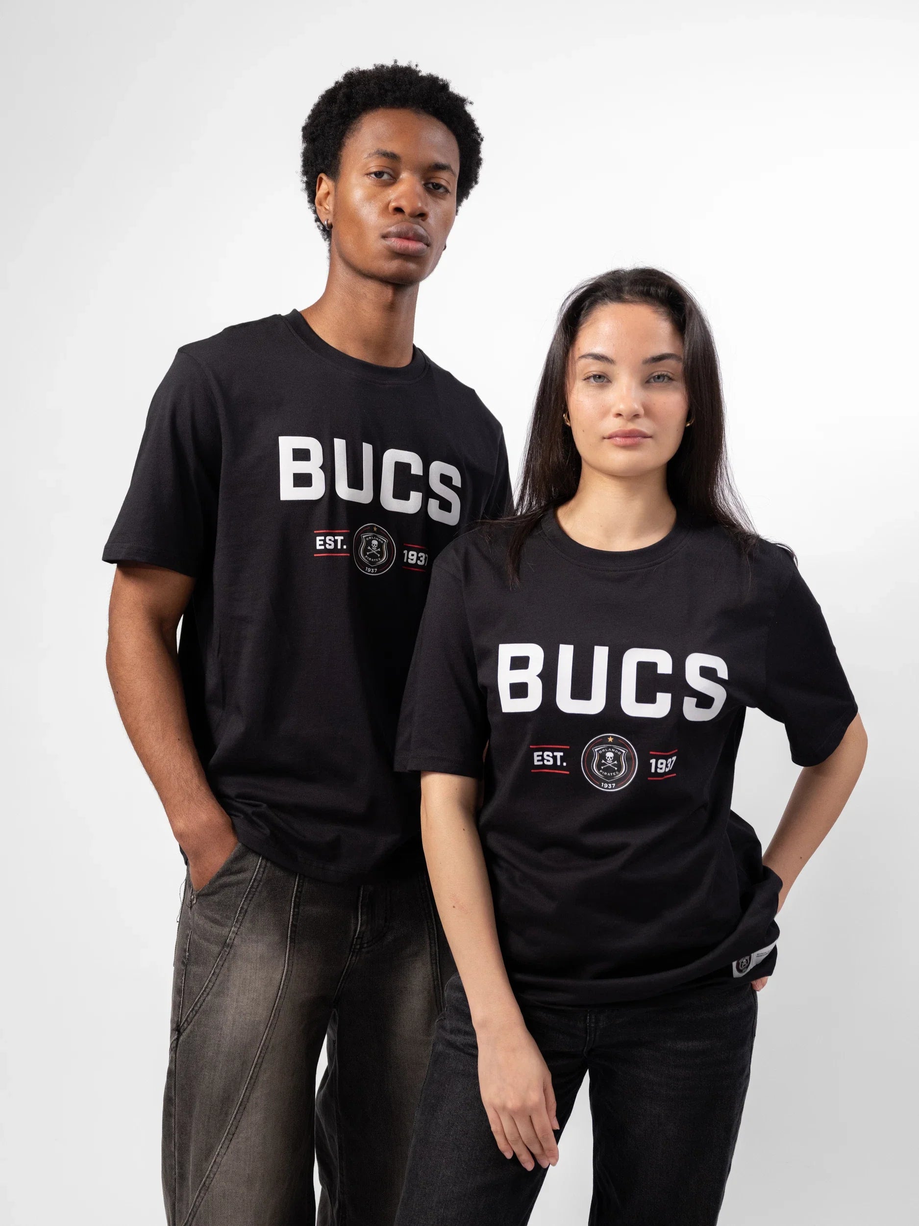Orlando Pirates Bucs Crew Tee Black