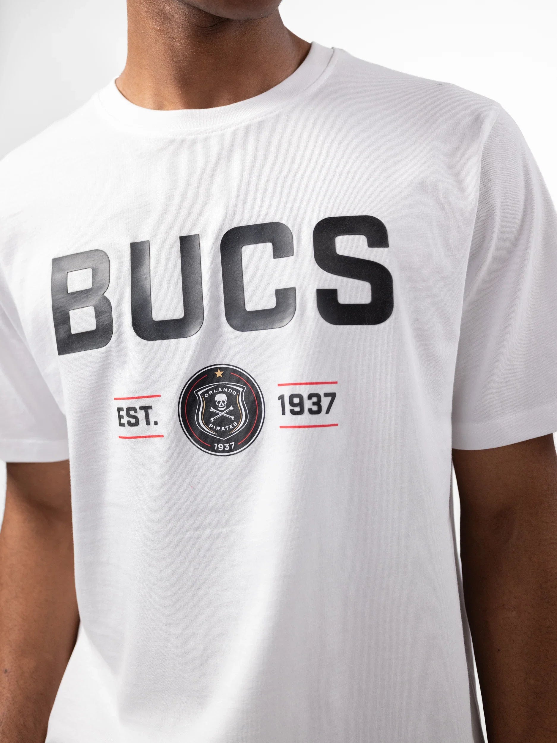 Orlando Pirates Bucs Crew Tee White