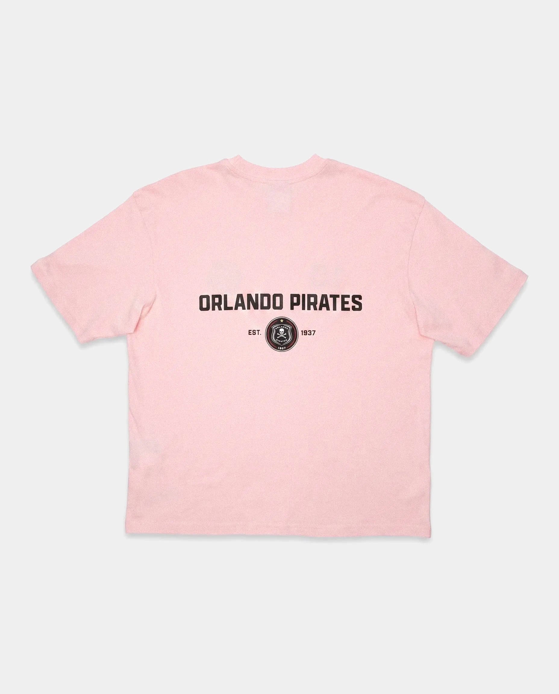 Orlando Pirates Ladies Relaxed Tee Pink