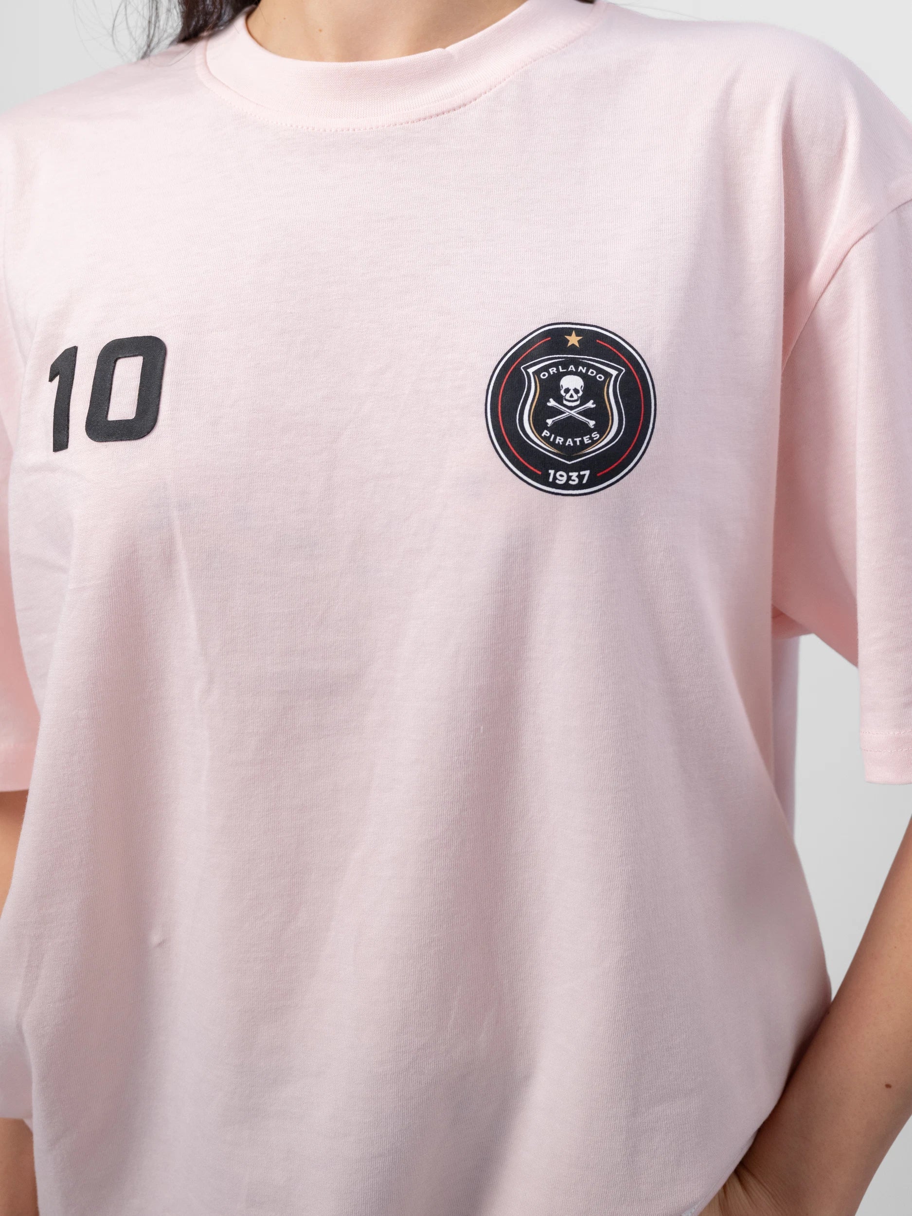 Orlando Pirates Ladies Relaxed Tee Pink