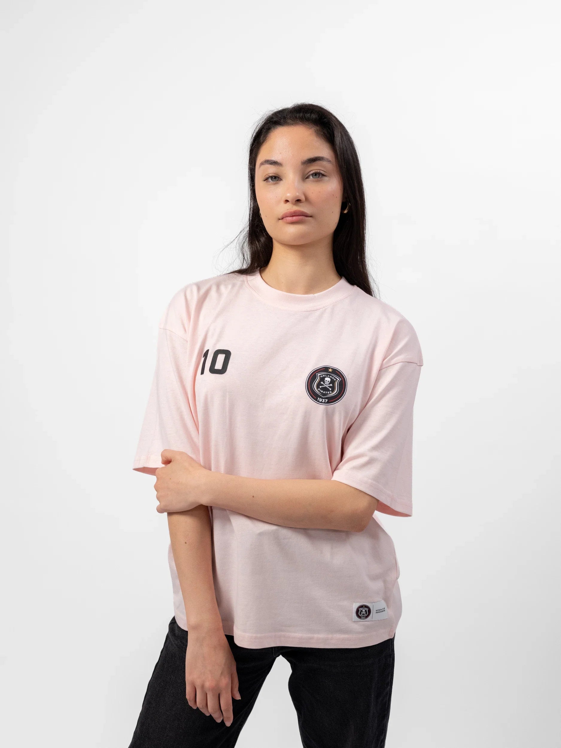 Orlando Pirates Ladies Relaxed Tee Pink