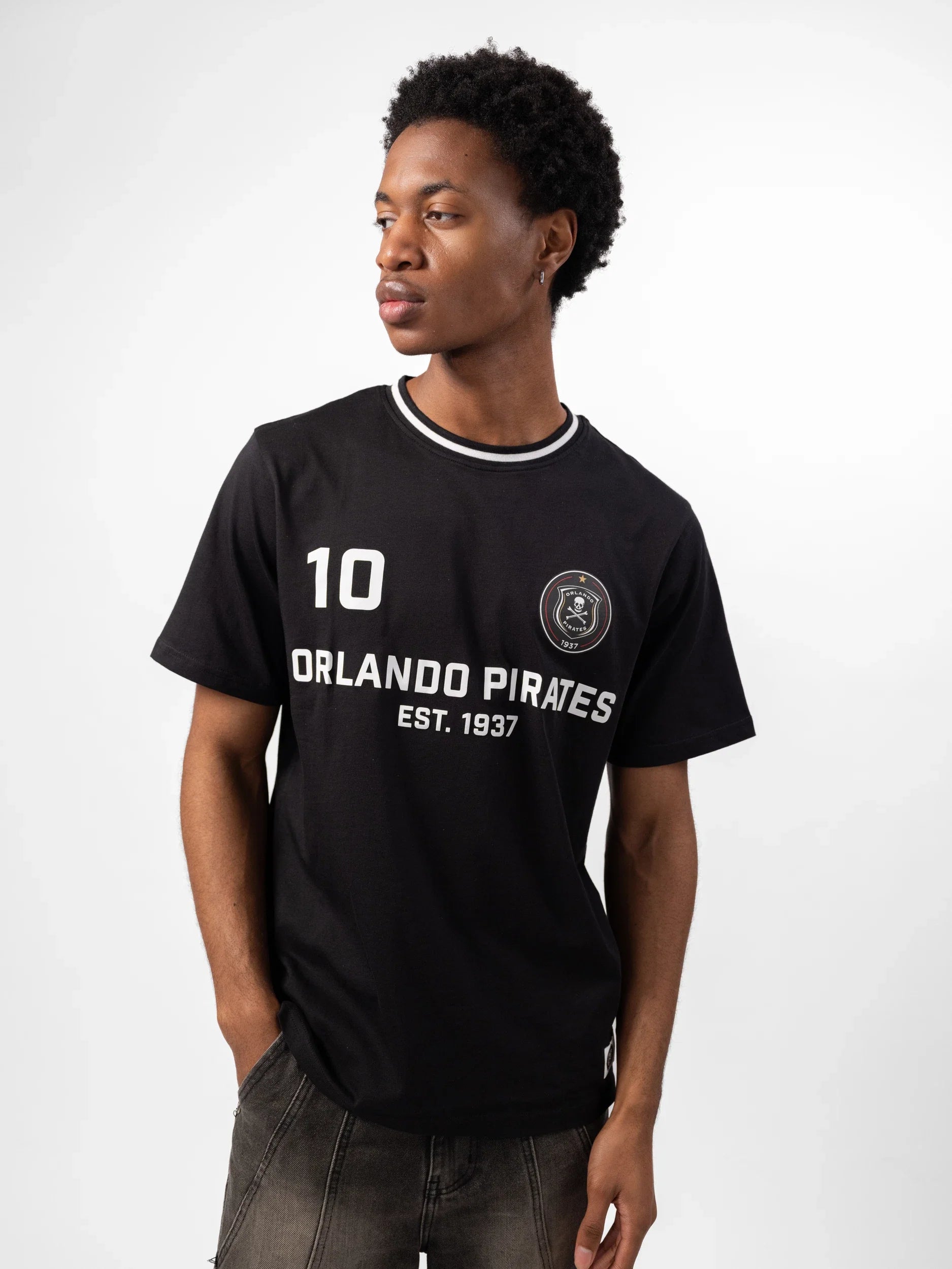 Orlando Pirates Monochromatic Tee Black