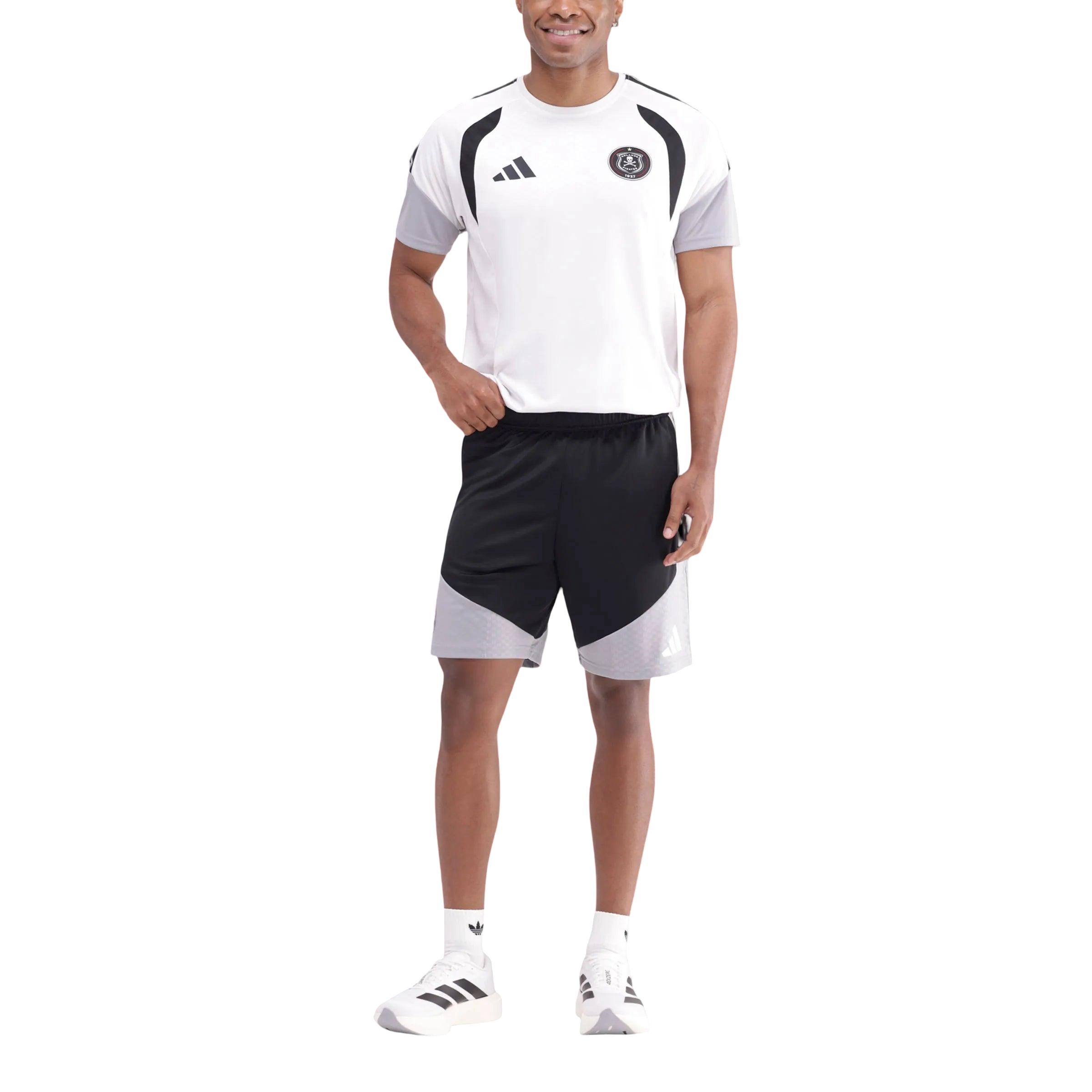 Orlando Pirates Adidas Tiro 26 Competition Training Shorts Black Light Onix White