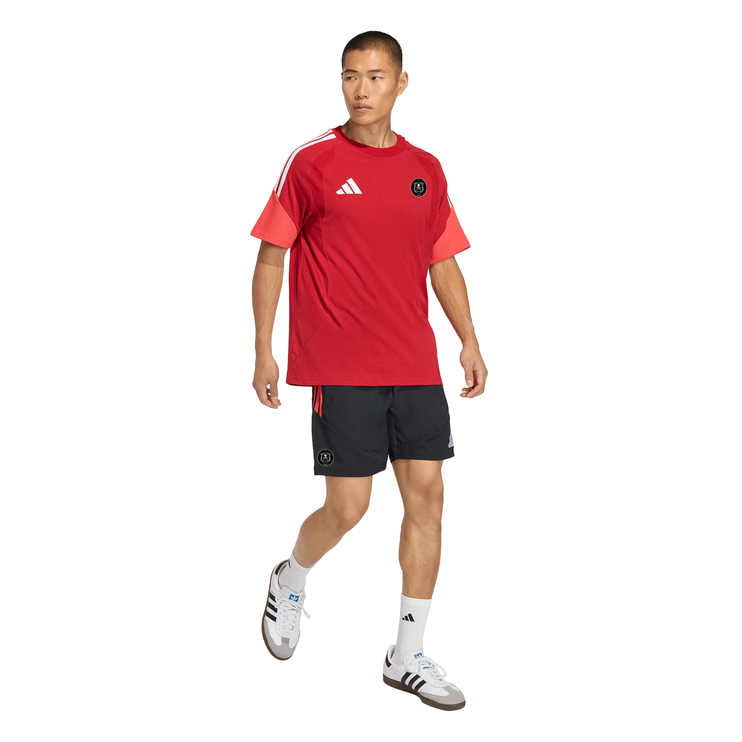 Orlando Pirates Adidas Tiro 26 Competition Downtime Shorts Black Black Semi Lucid Red