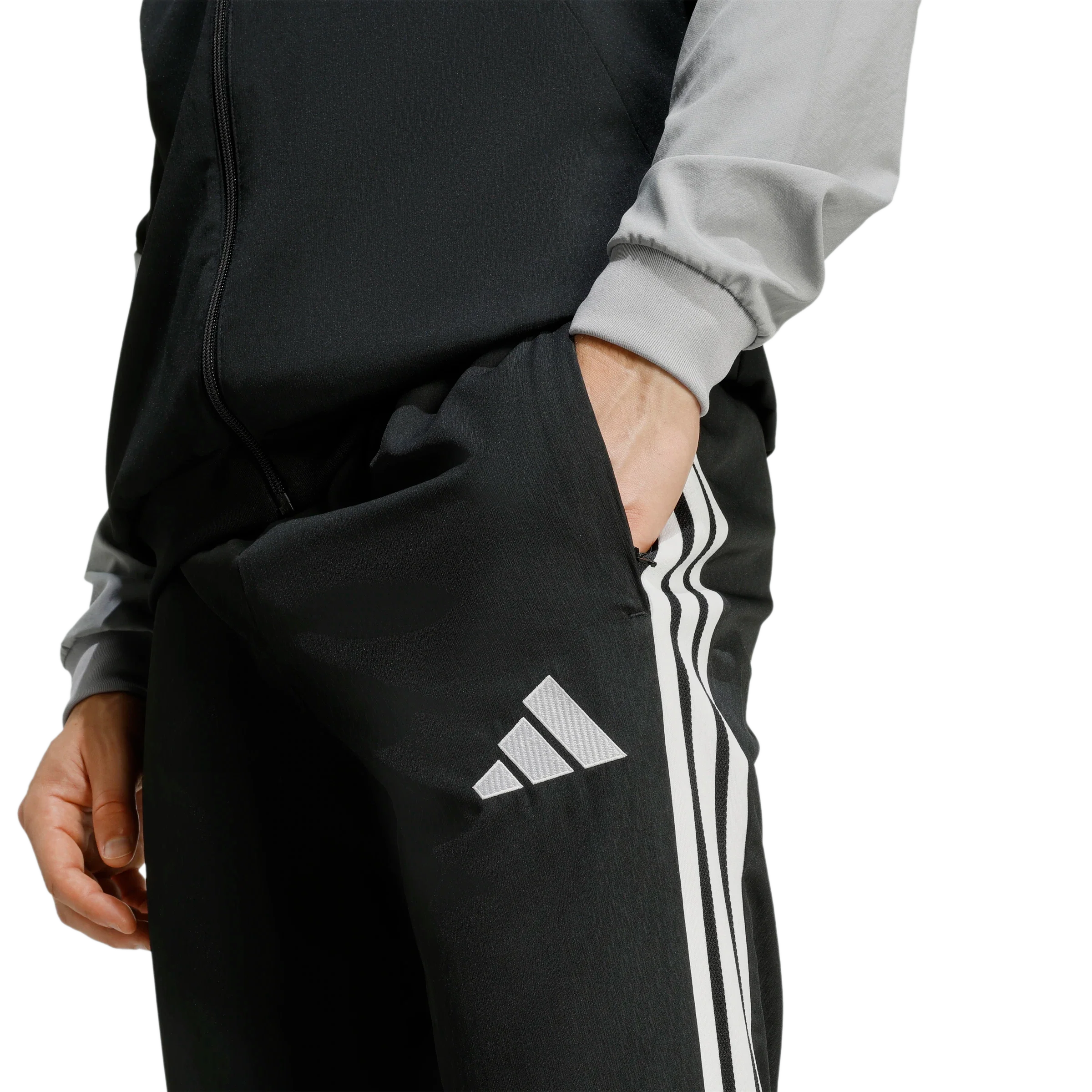Orlando Pirates Adidas Tiro 26 Competition Presentation Pants Black Light Onix White