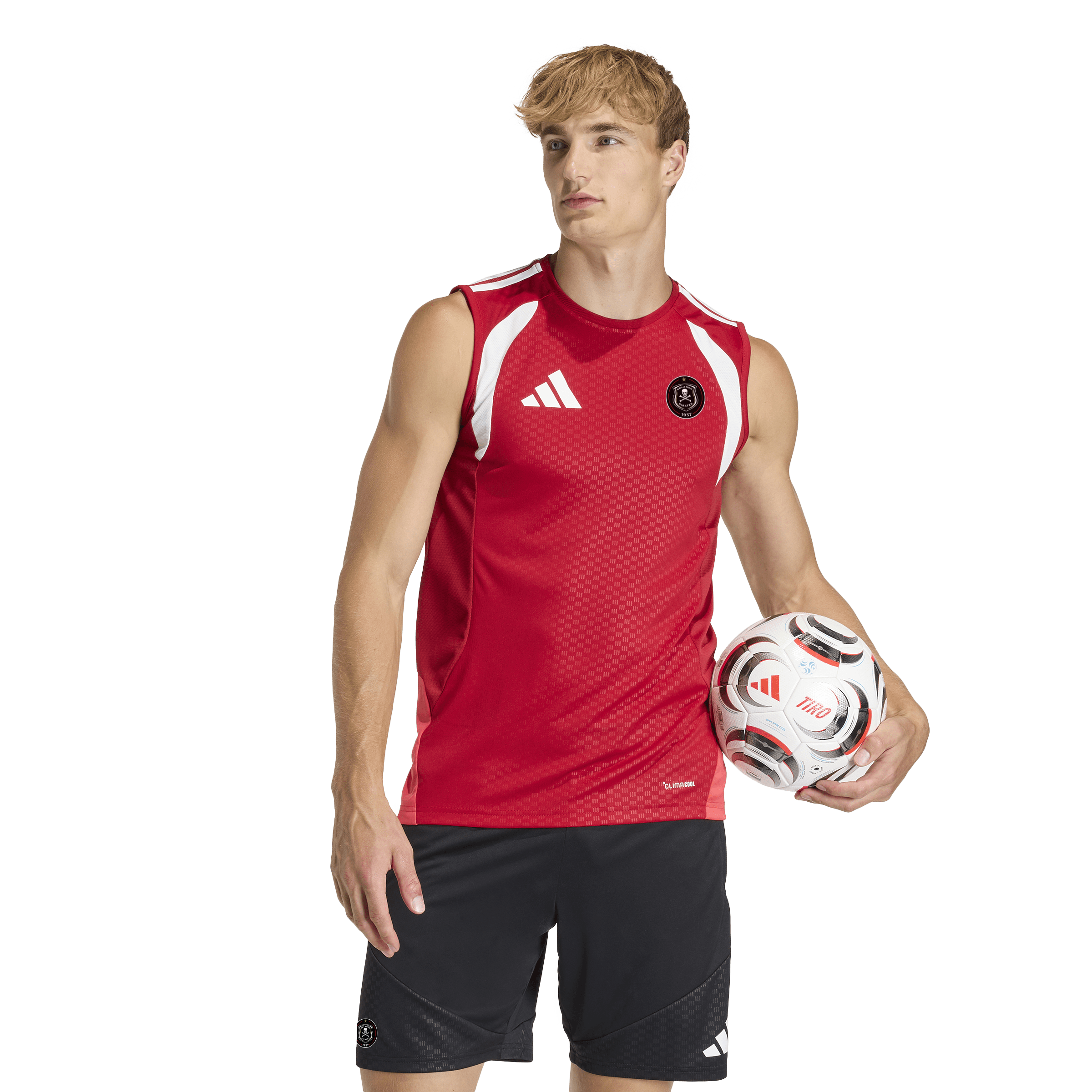 Orlando Pirates Adidas Tiro 26 Competition Sleeveless Jersey Team Power Red