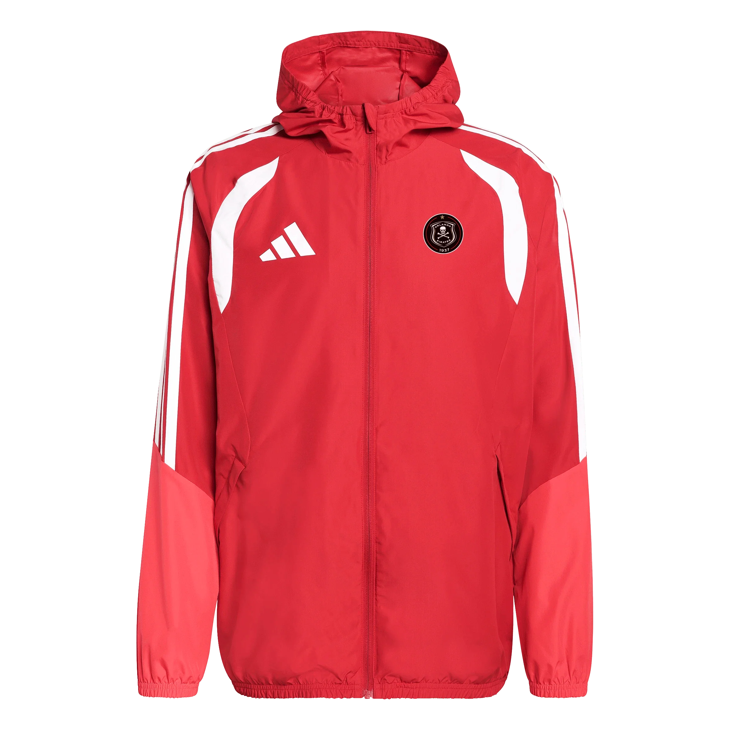 Orlando Pirates Adidas Tiro 26 Competition All-Weather Jacket Team Power Red Semi Lucid Red White