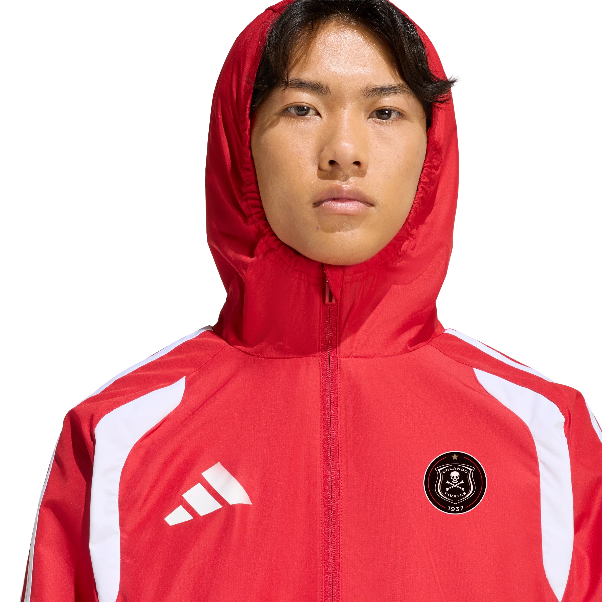 Orlando Pirates Adidas Tiro 26 Competition All-Weather Jacket Team Power Red Semi Lucid Red White