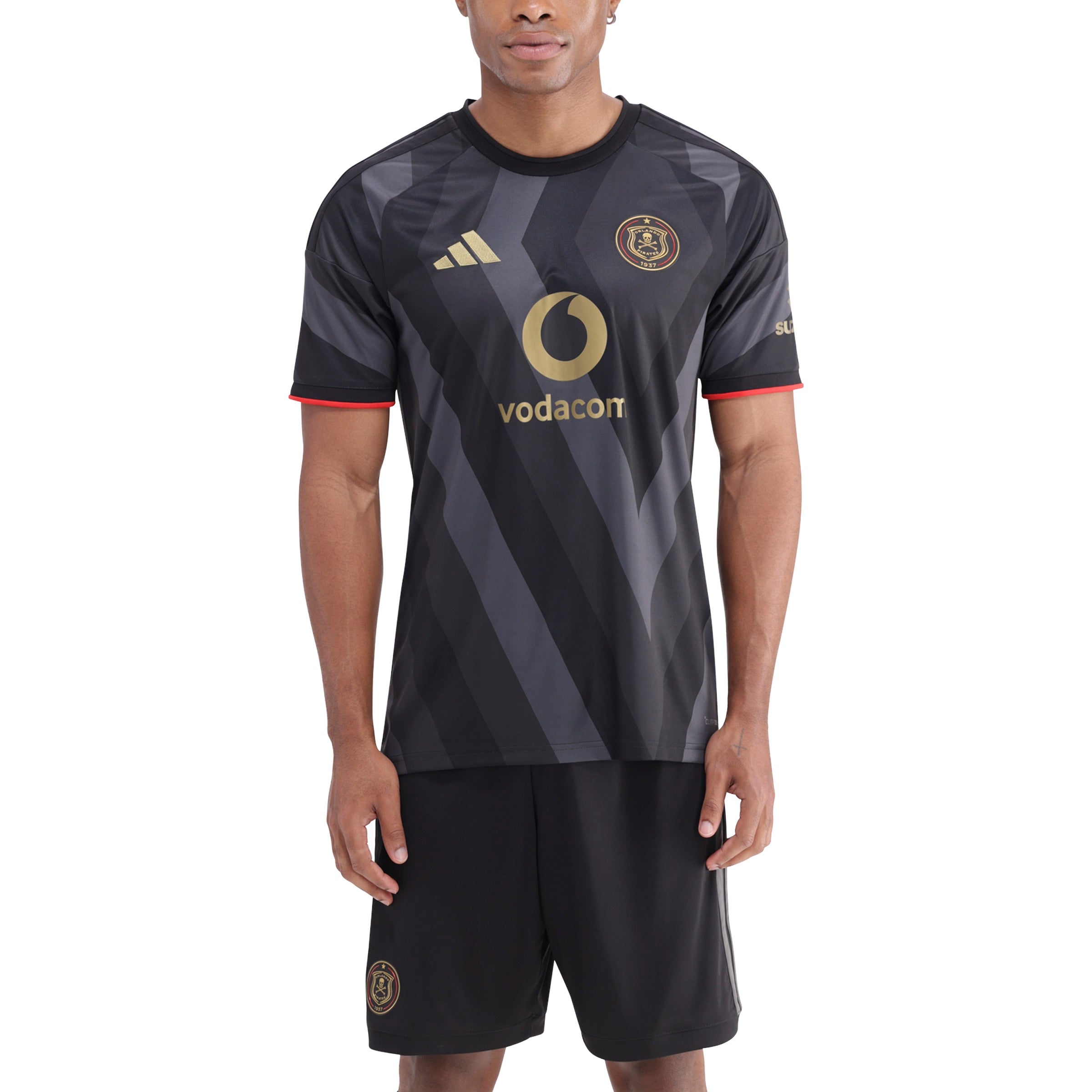 Orlando Pirates Adidas Home Shorts Black