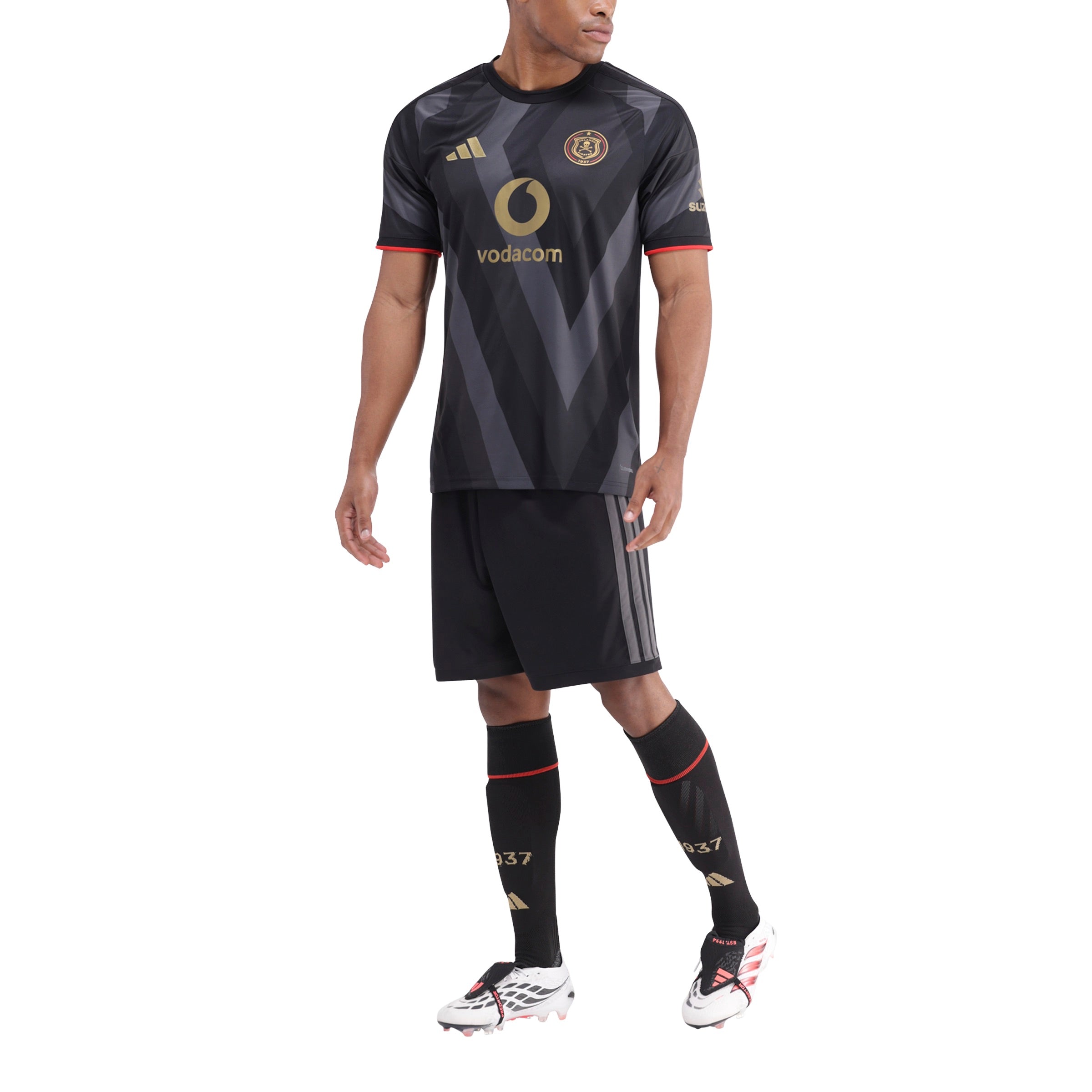 Orlando Pirates Adidas Home Shorts Black