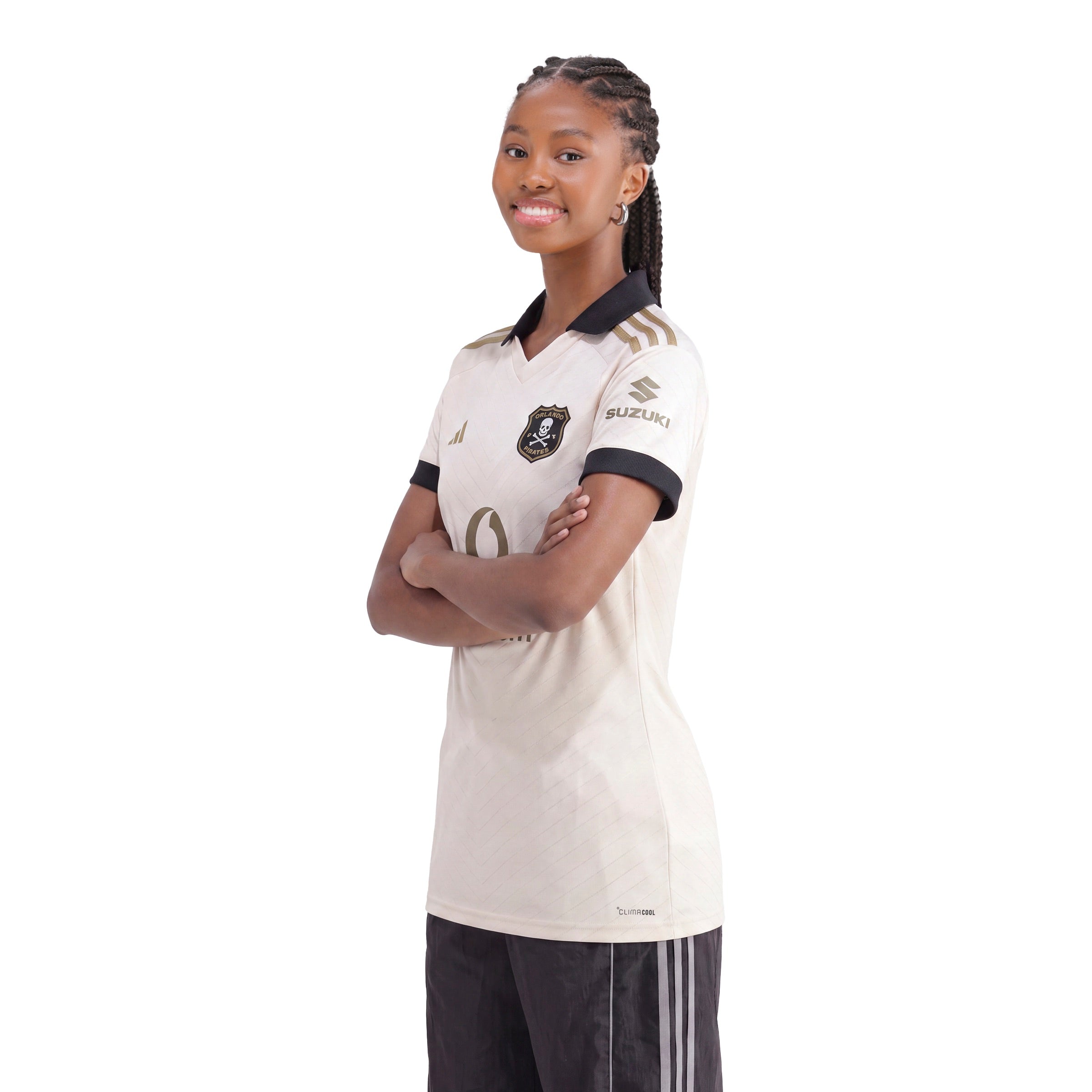 Orlando Pirates Adidas Women Away Jersey Linen