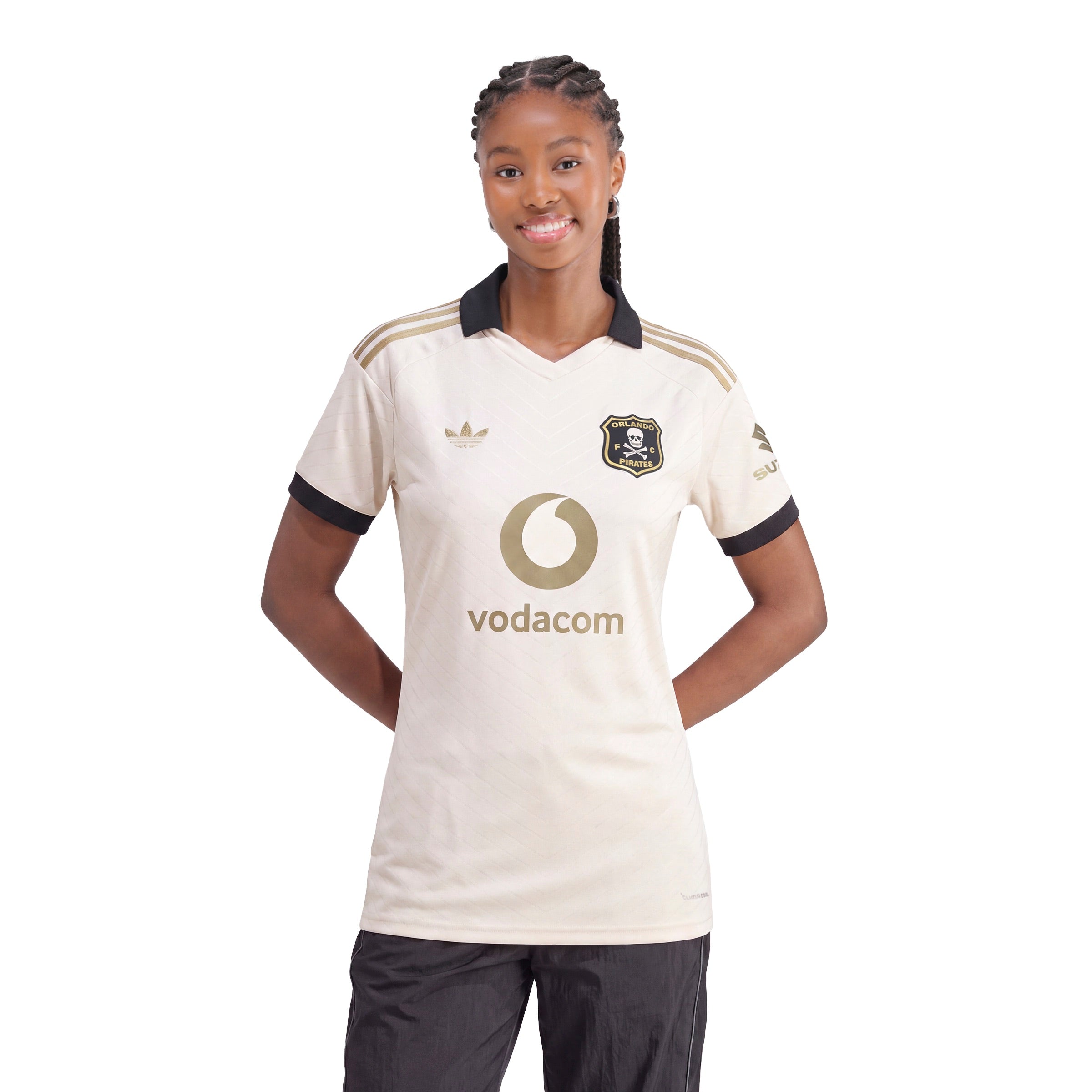 Orlando Pirates Adidas Women Away Jersey Linen