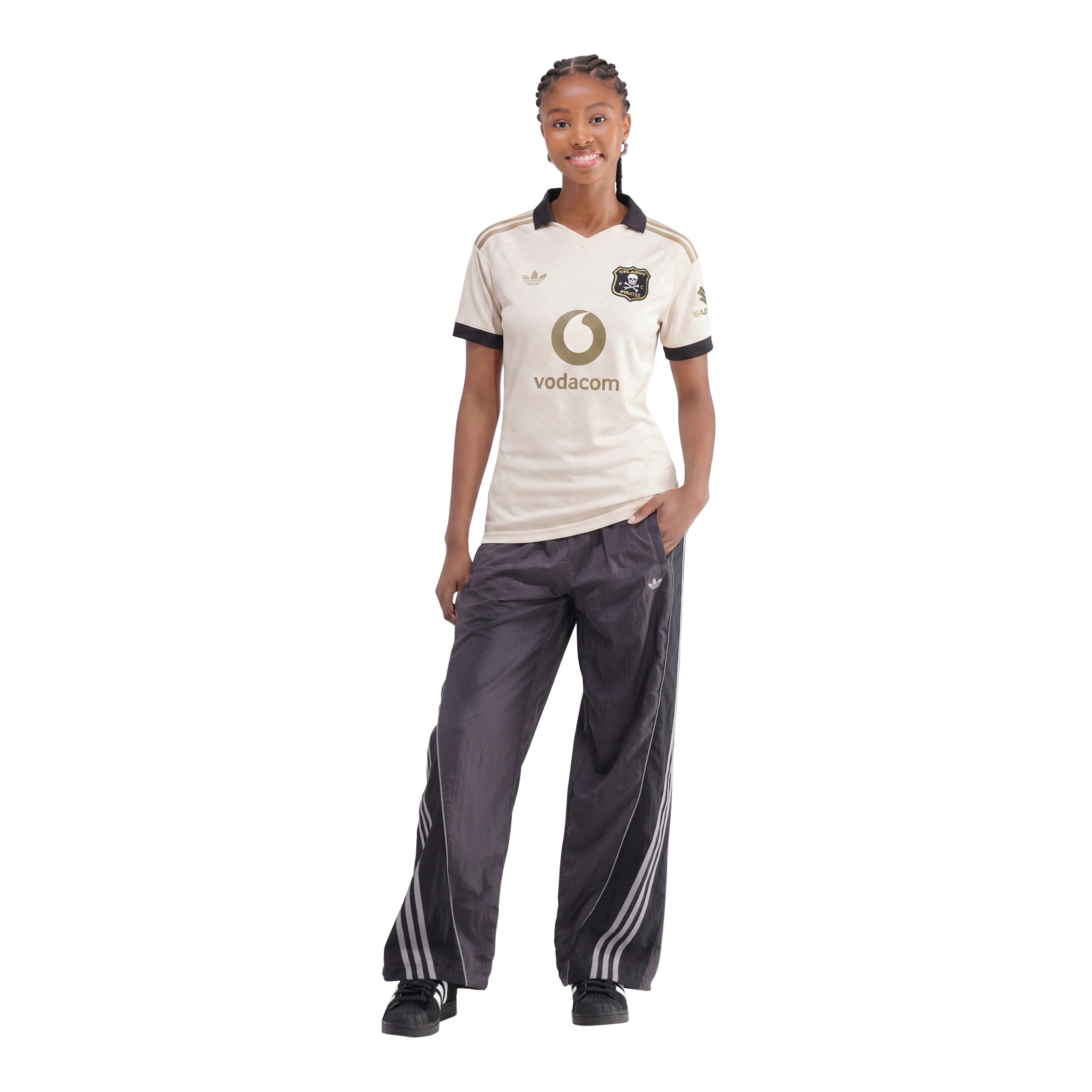 Orlando Pirates Adidas Women Away Jersey Linen
