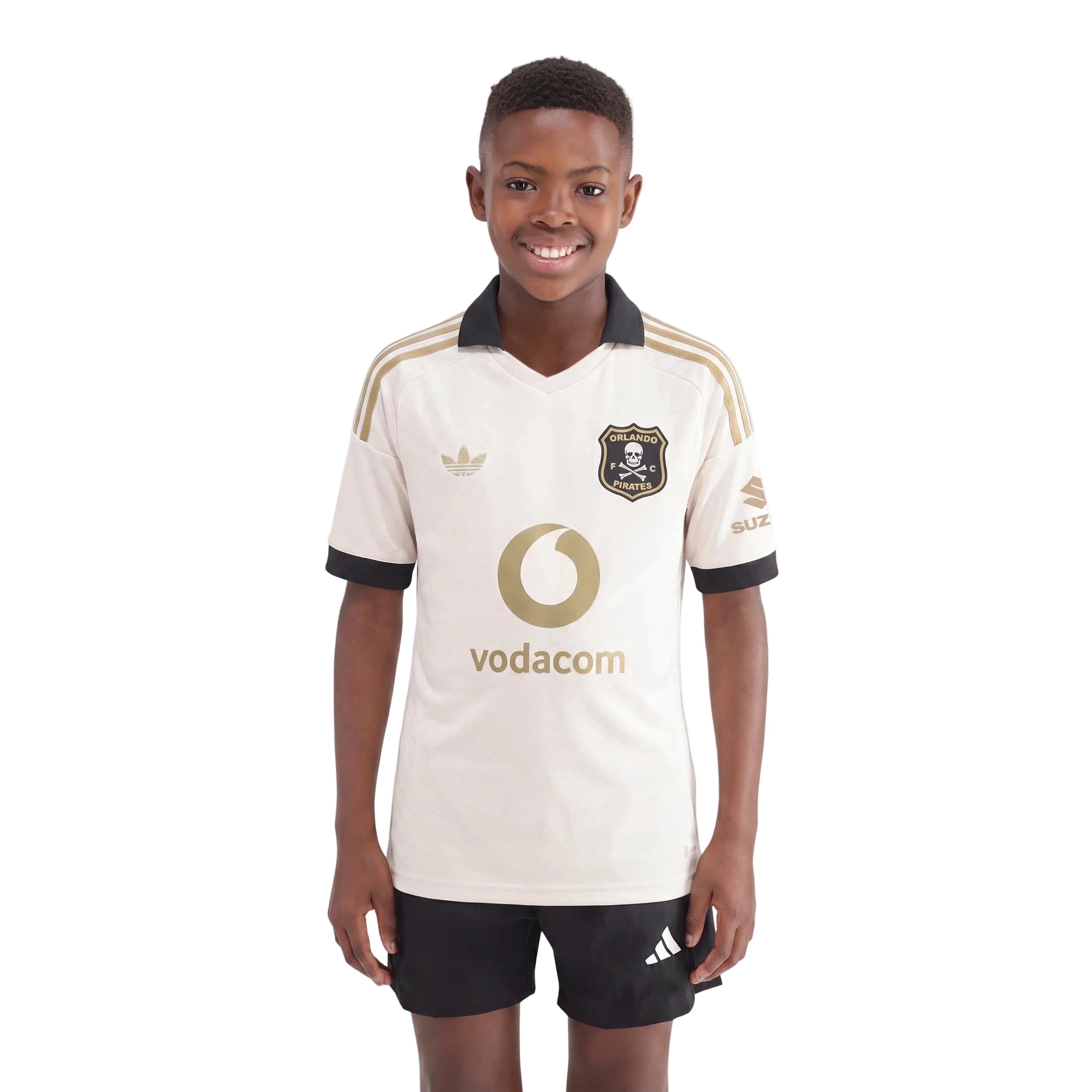 Orlando Pirates Adidas Youth Away Jersey Linen