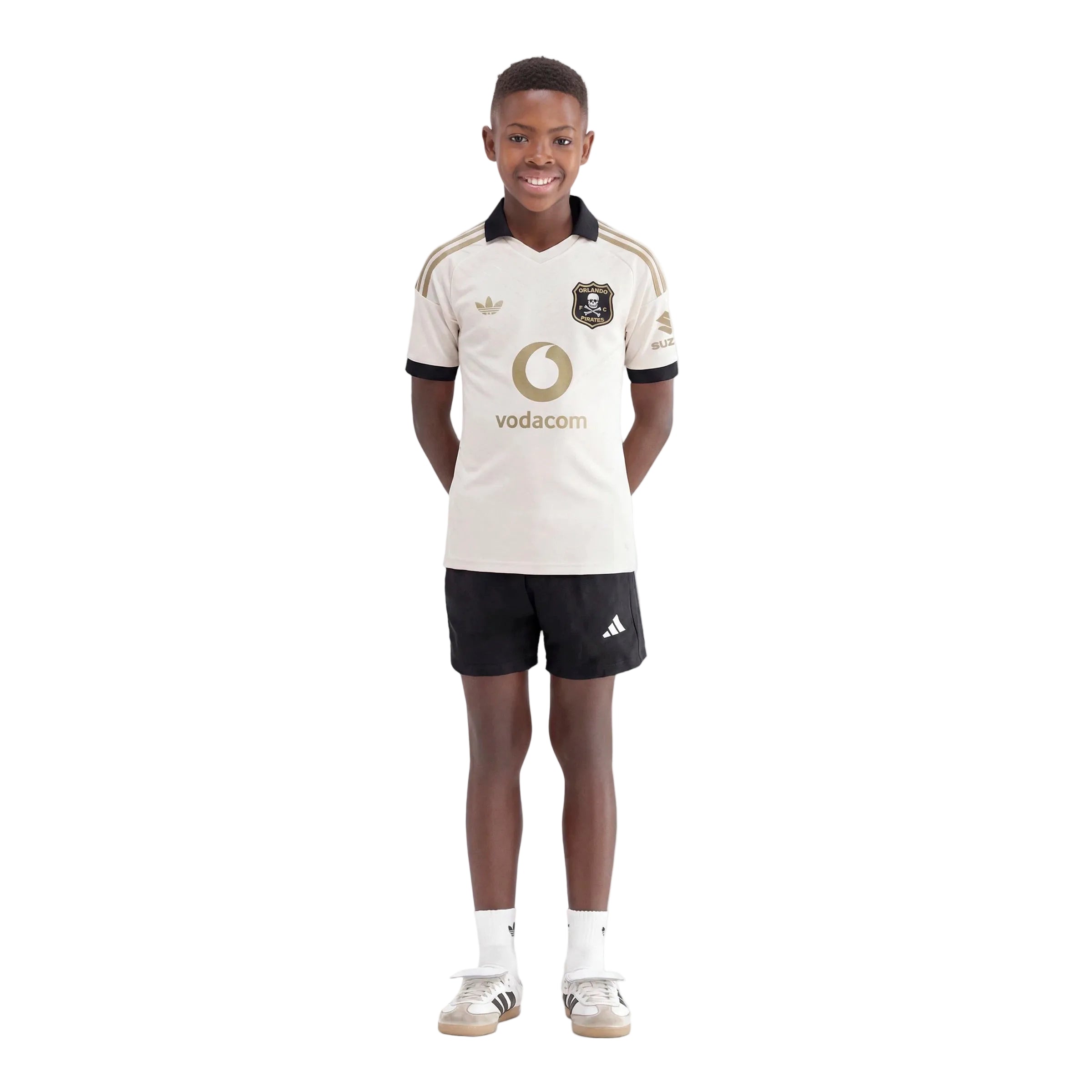 Orlando Pirates Adidas Youth Away Jersey Linen