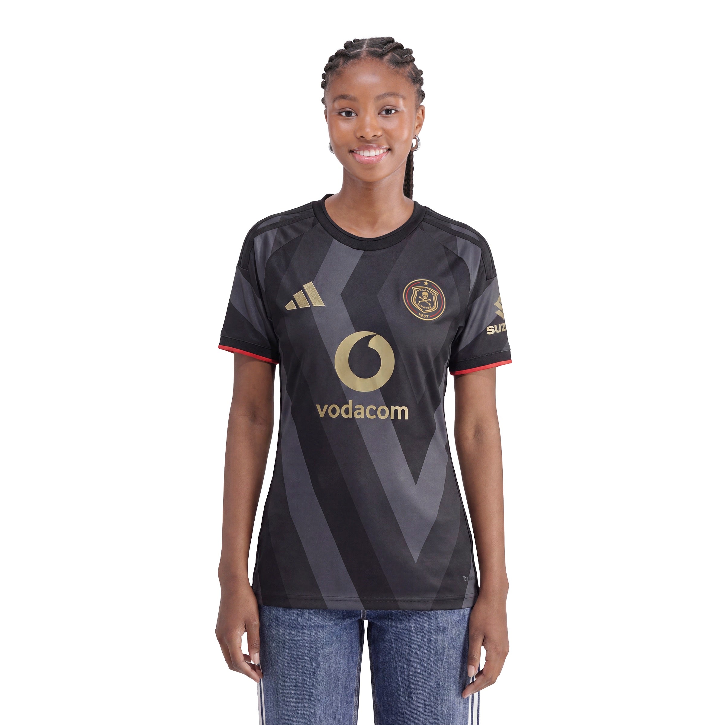Orlando Pirates Adidas Women Home Jersey Black