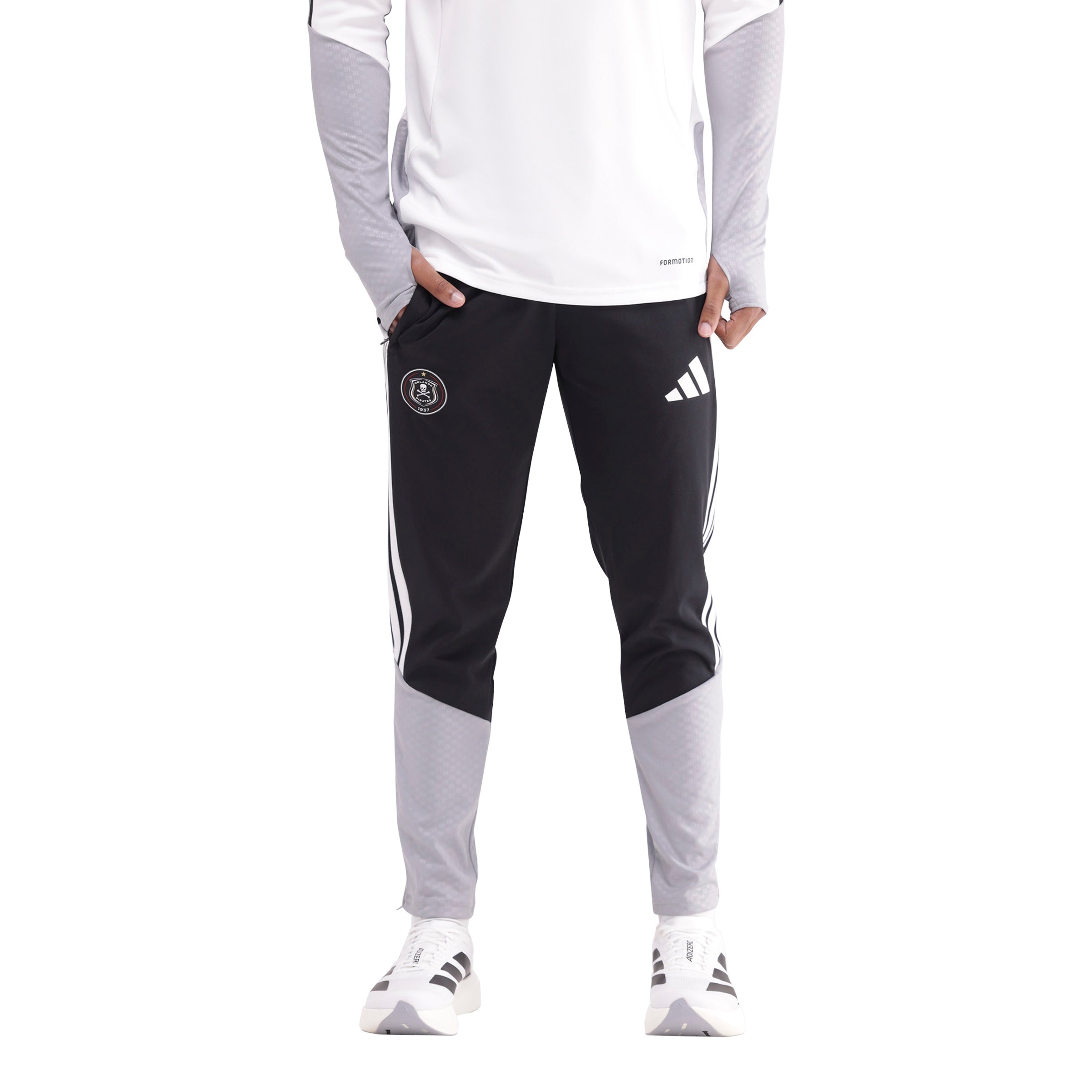 Orlando Pirates Adidas Tiro 26 Competition Training Pants Black Light Onix White