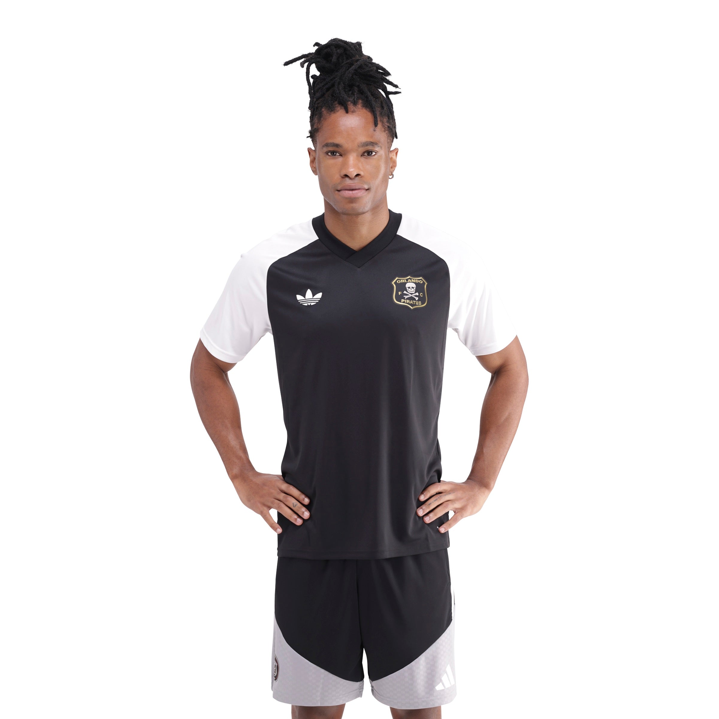 Orlando Pirates Adidas Originals Pre-Match Jersey Black White