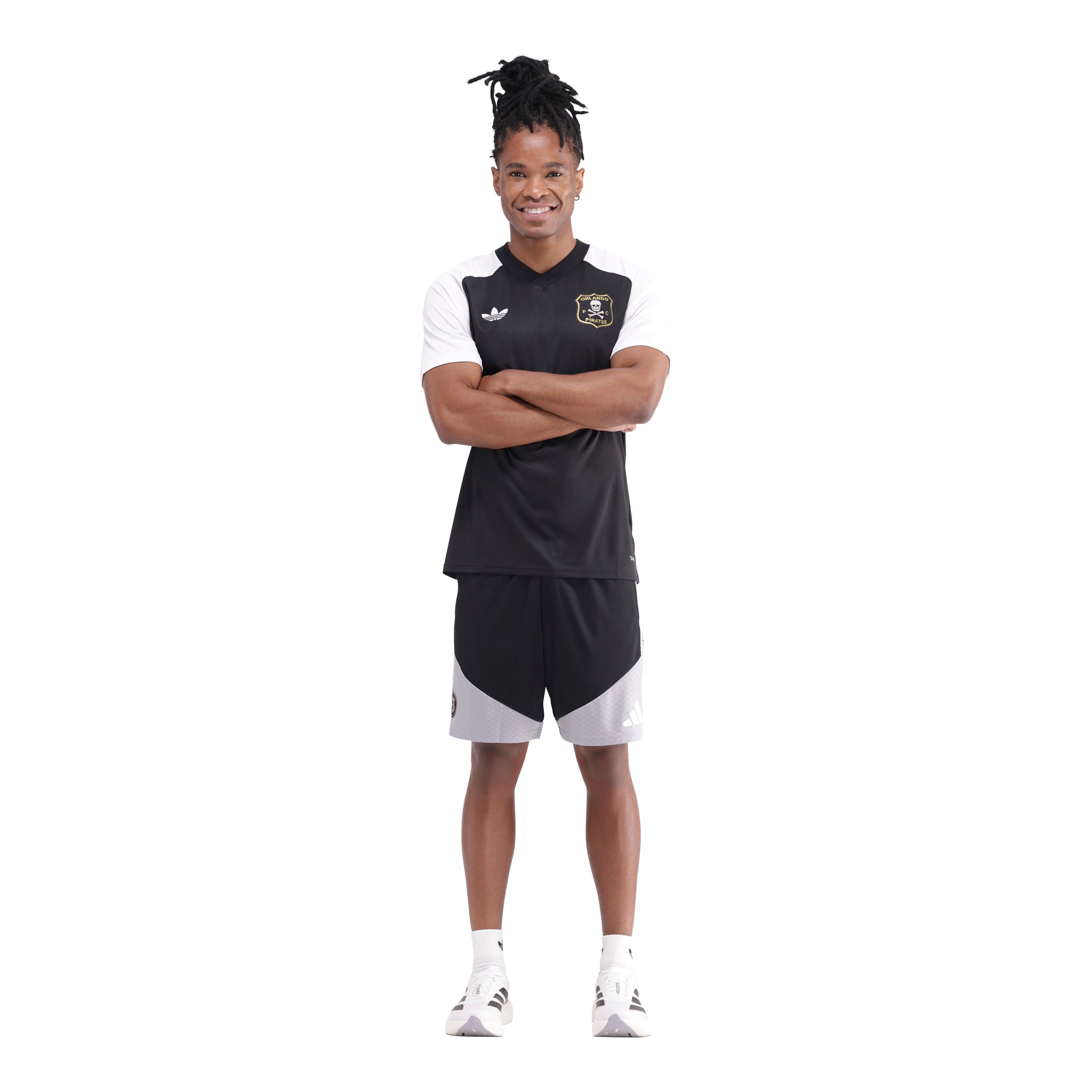 Orlando Pirates Adidas Originals Pre-Match Jersey Black White