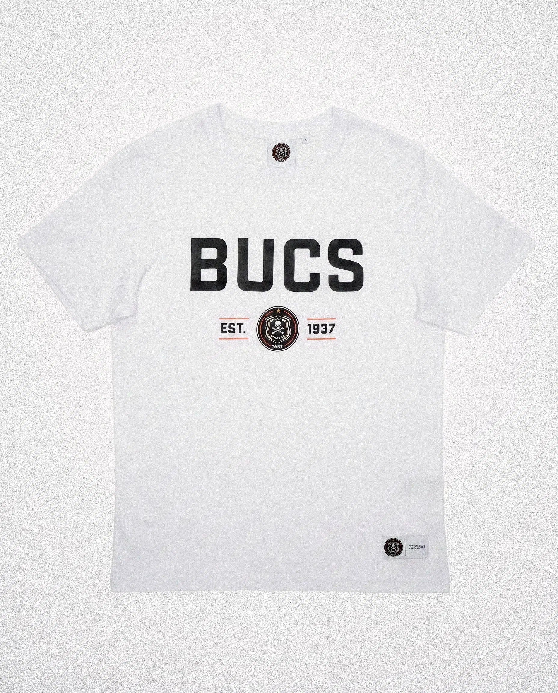 Orlando Pirates Kids Bucs Crew Tee White
