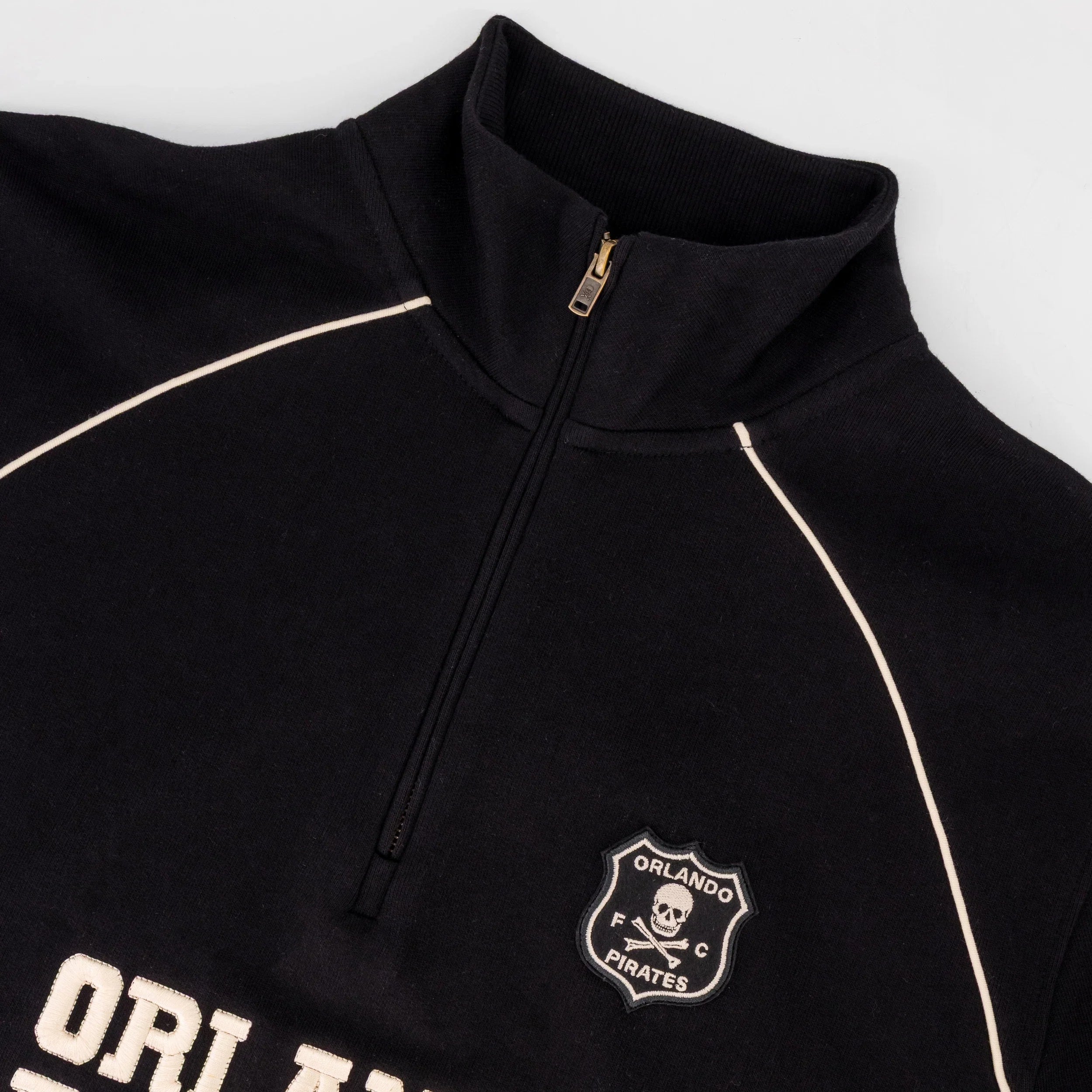Orlando Pirates Piped Quarter Zip Sweat Black
