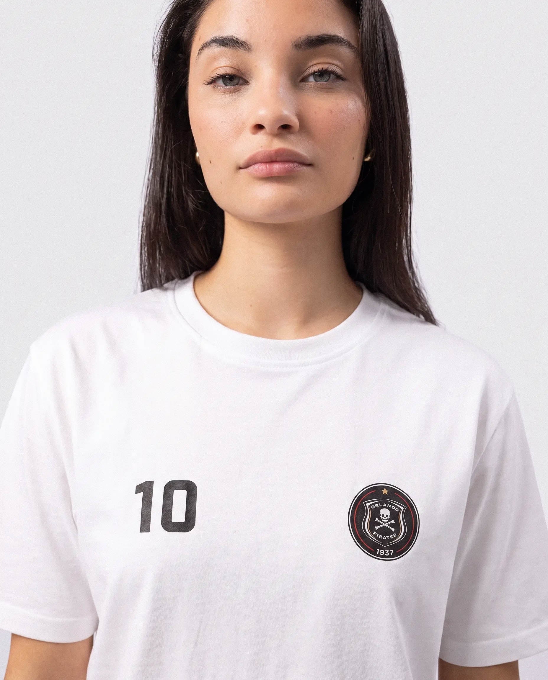Orlando Pirates Ladies Relaxed Tee White