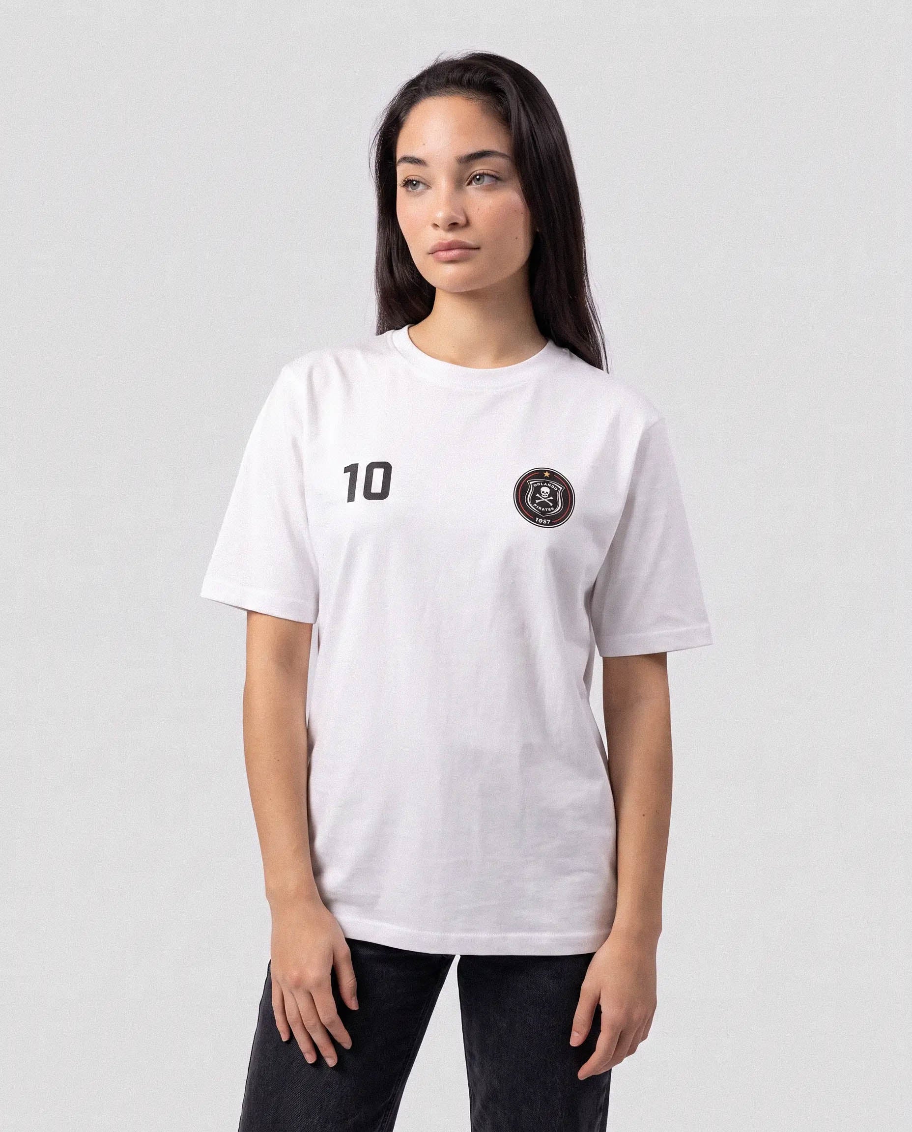Orlando Pirates Ladies Relaxed Tee White