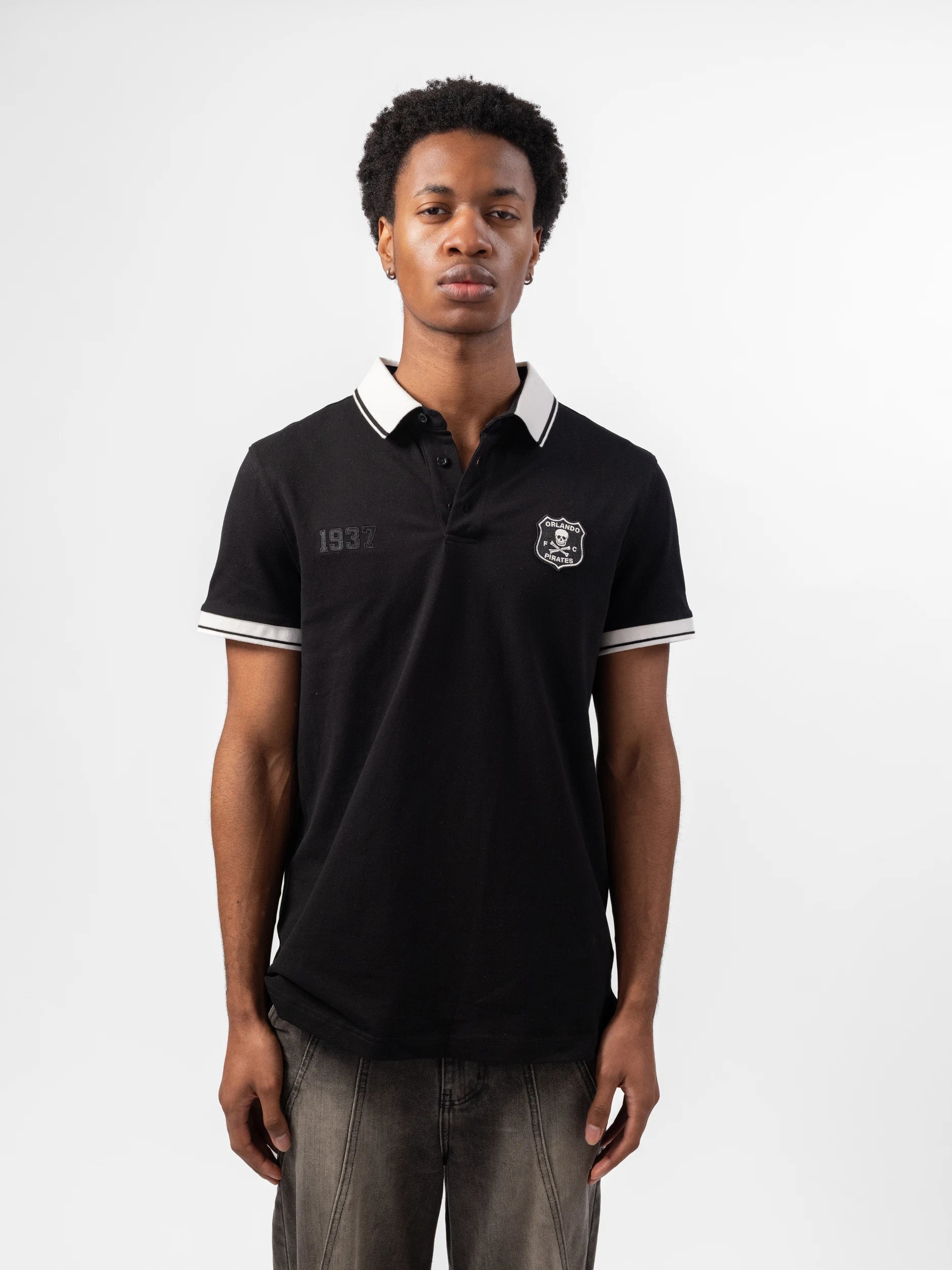Orlando Pirates 1937 Styled Up SS Polo Black