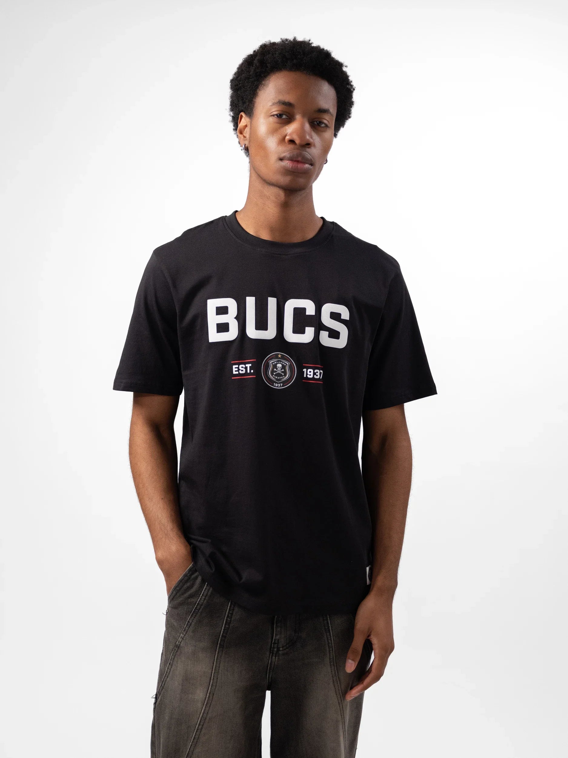 Orlando Pirates Bucs Crew Tee Black