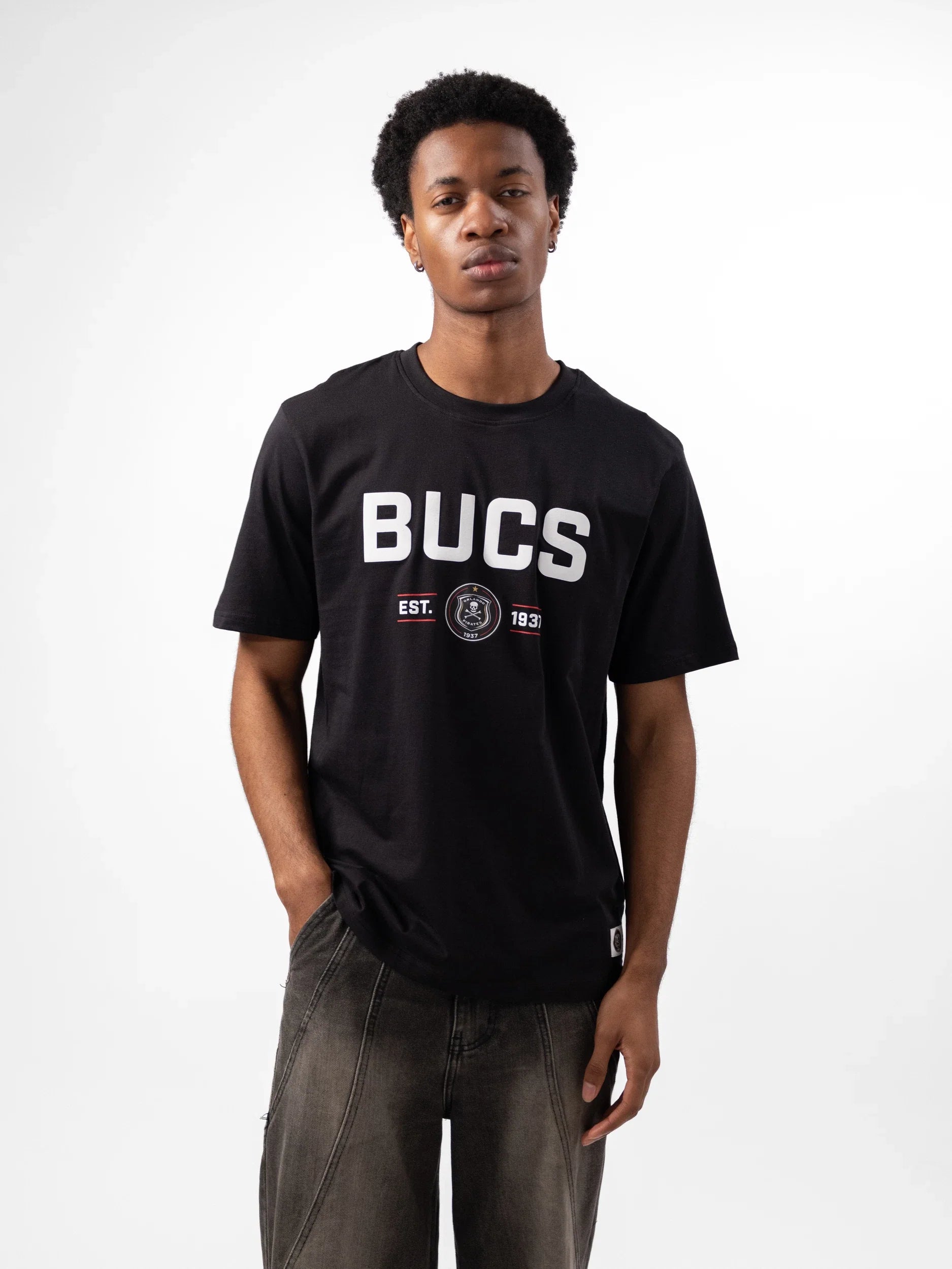 Orlando Pirates Bucs Crew Tee Black