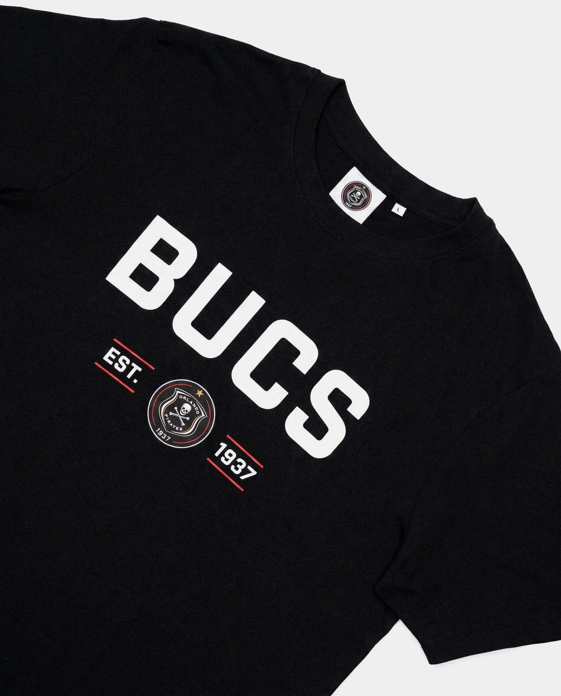 Orlando Pirates Kids Bucs Crew Tee Black