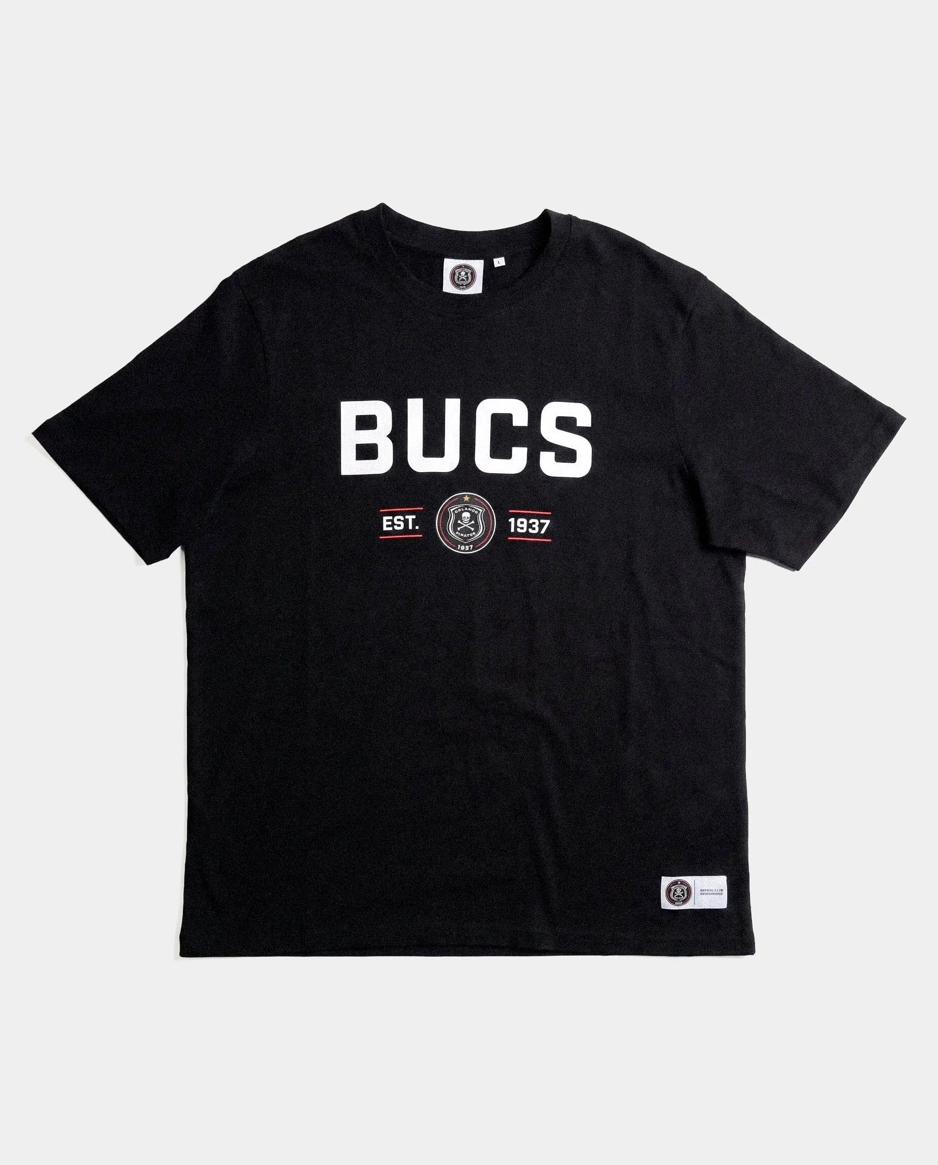 Orlando Pirates Kids Bucs Crew Tee Black