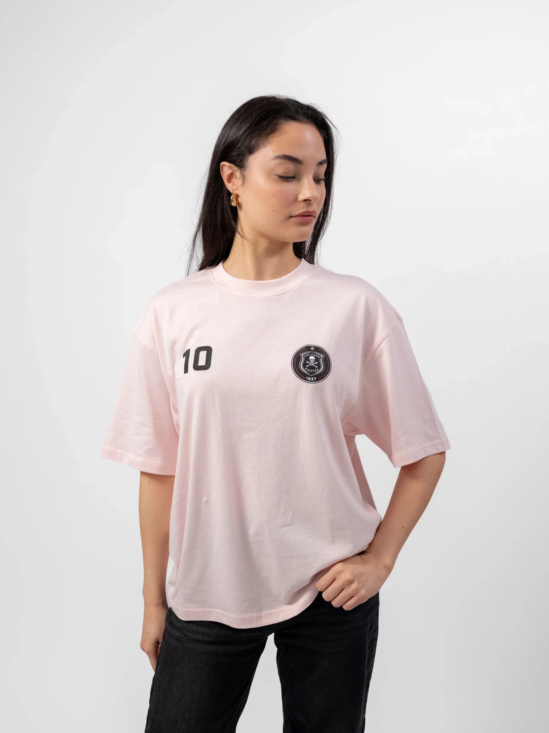 Orlando Pirates Ladies Relaxed Tee Pink
