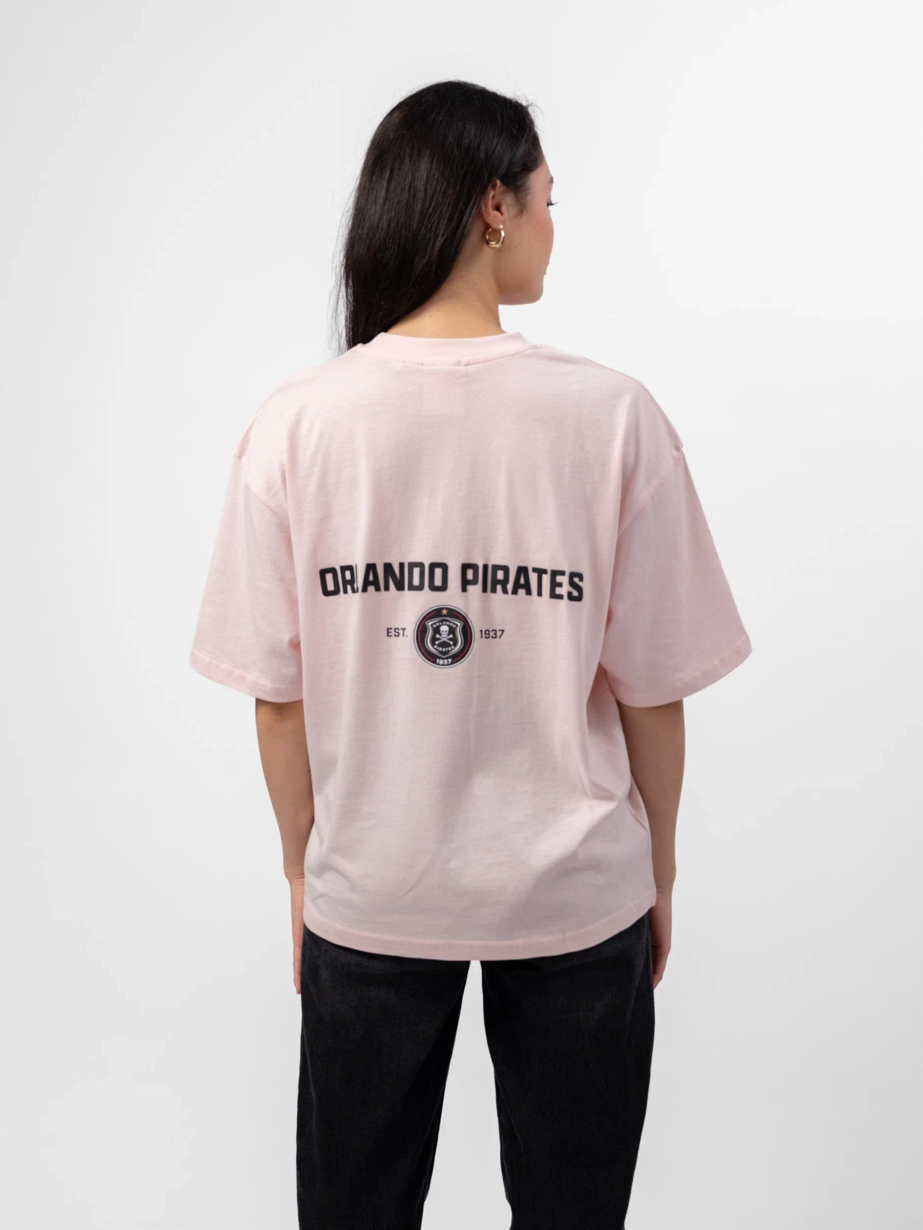 Orlando Pirates Ladies Relaxed Tee Pink