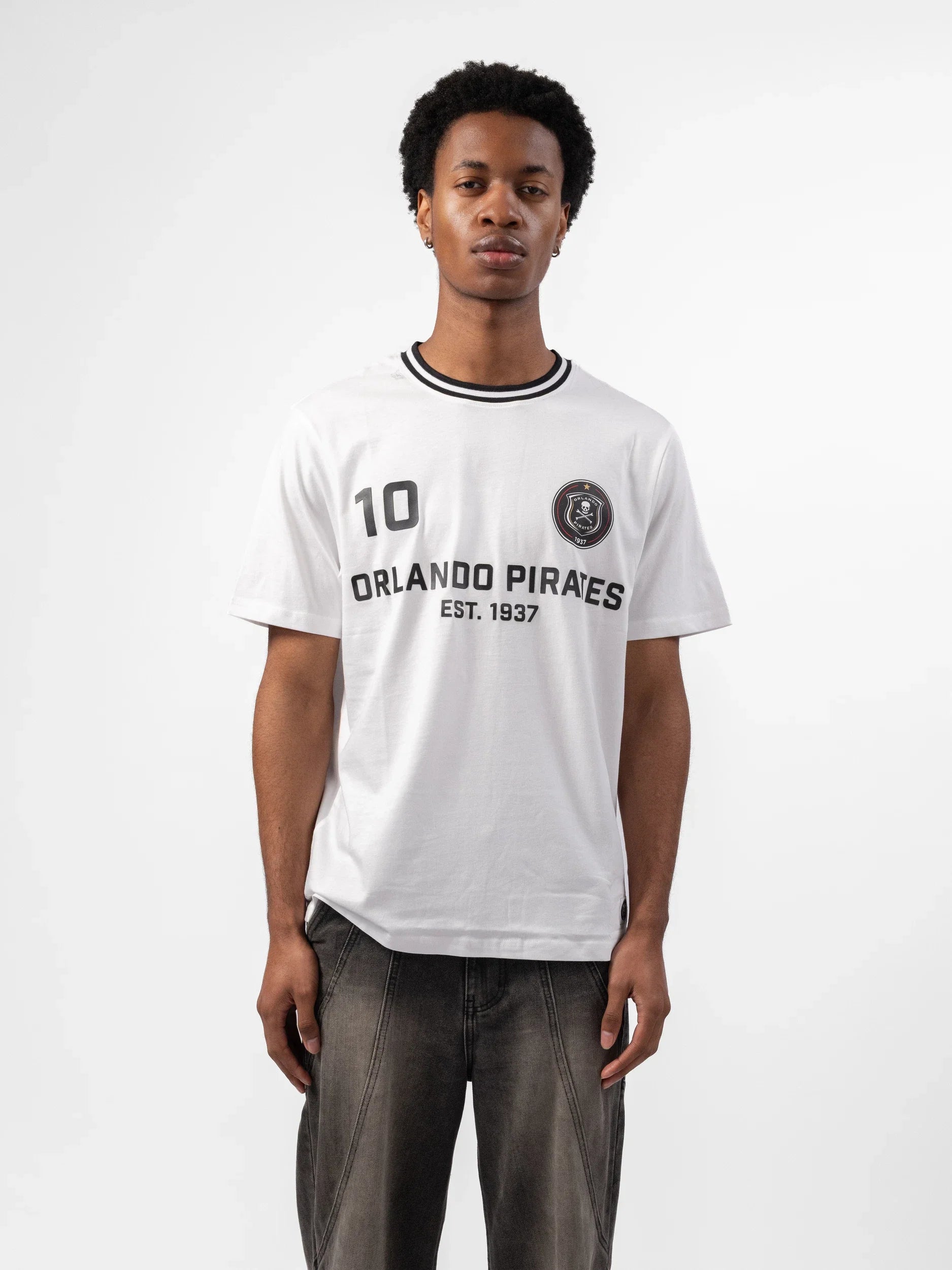 Orlando Pirates Monochromatic Tee White