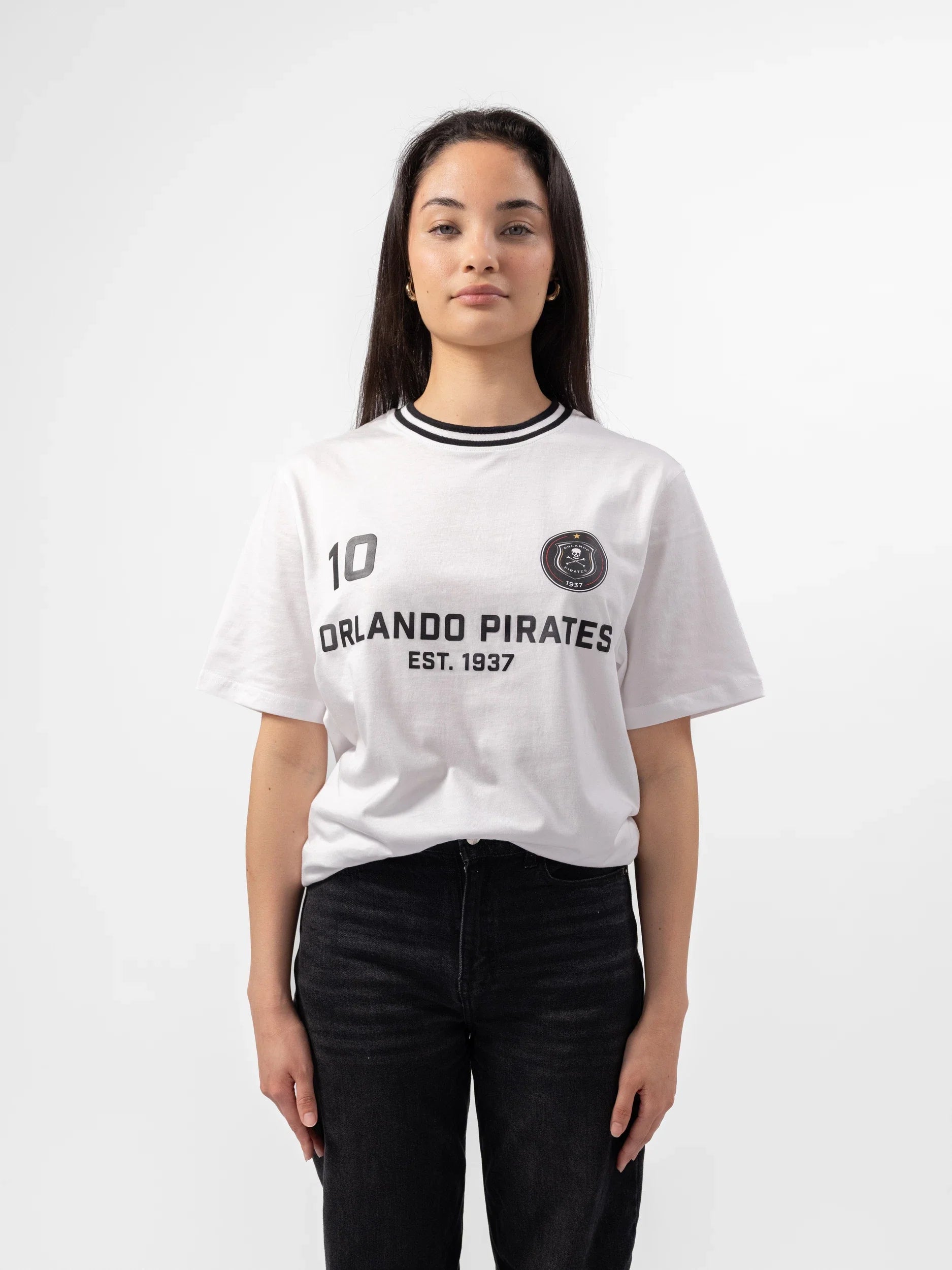 Orlando Pirates Monochromatic Tee White
